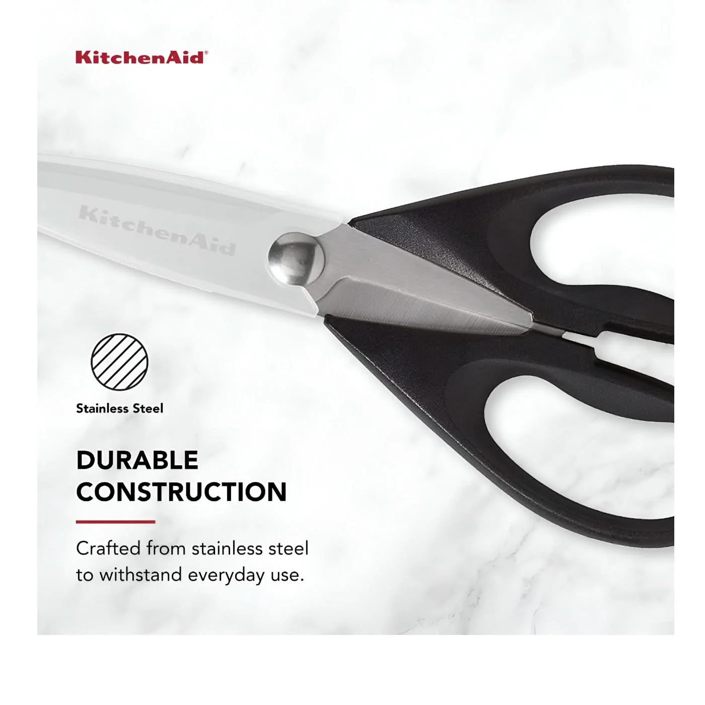 KitchenAid Soft Grip Handle Shears Kitchen Shears - Image 3