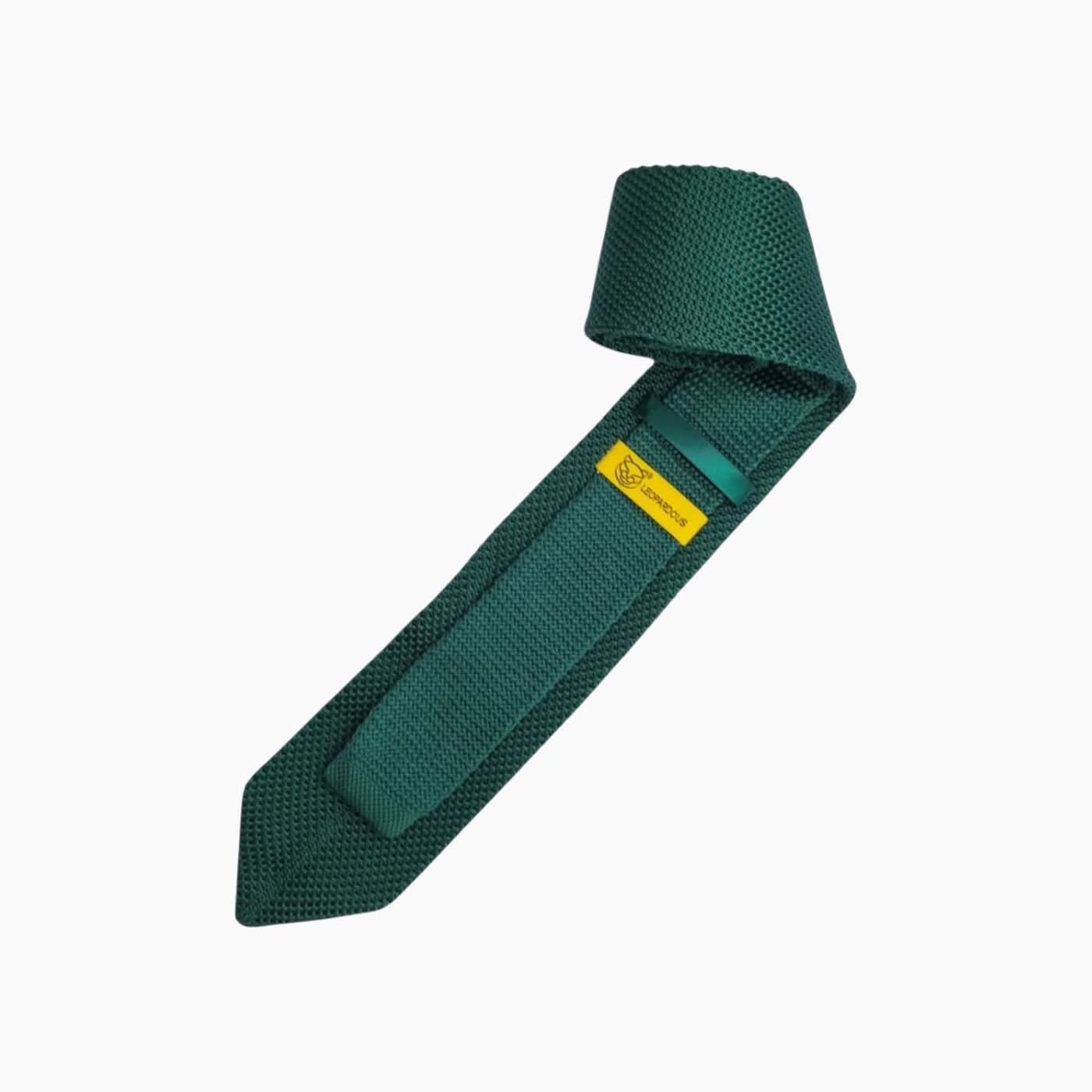 Leopardous Knitted Tie - Image 8