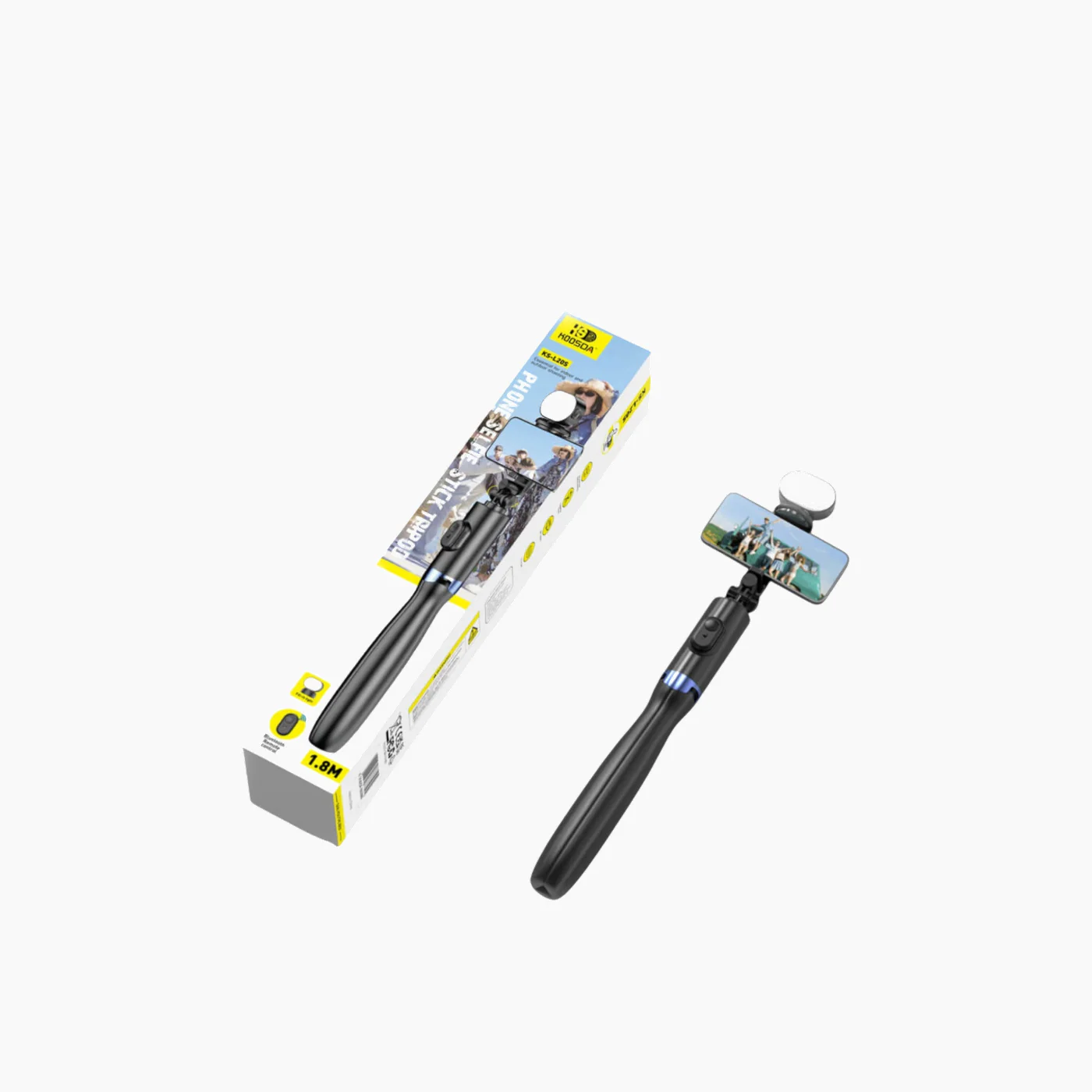 KOOSDA KS-L020S Fill Light With Phone Stand (400mAh) - Image 2