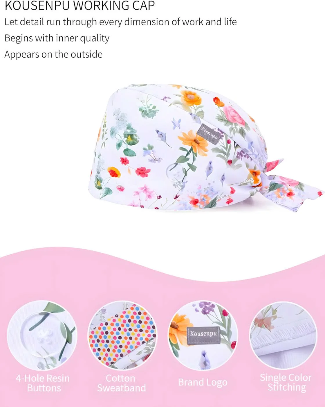 Kousenpu Scrub Caps - Image 3