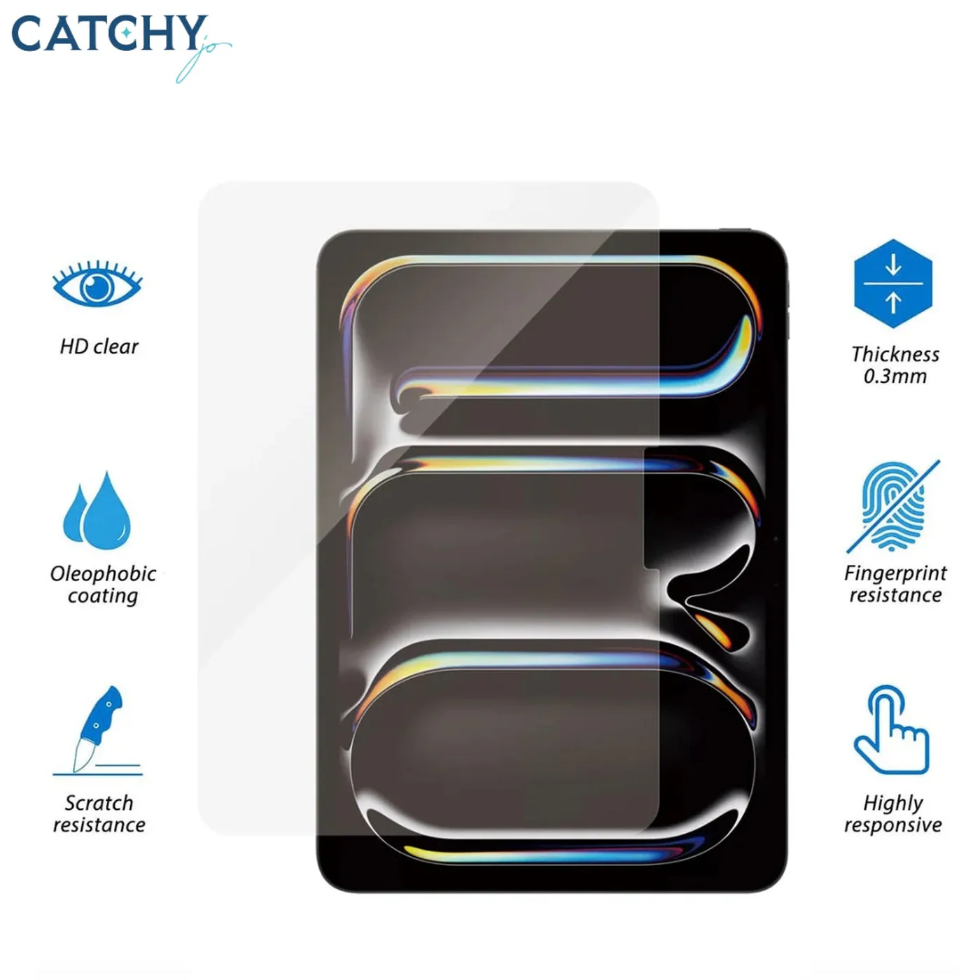 Kuzoom Full Screen Ultra-High Defination Tempered Glass For iPad - Image 4