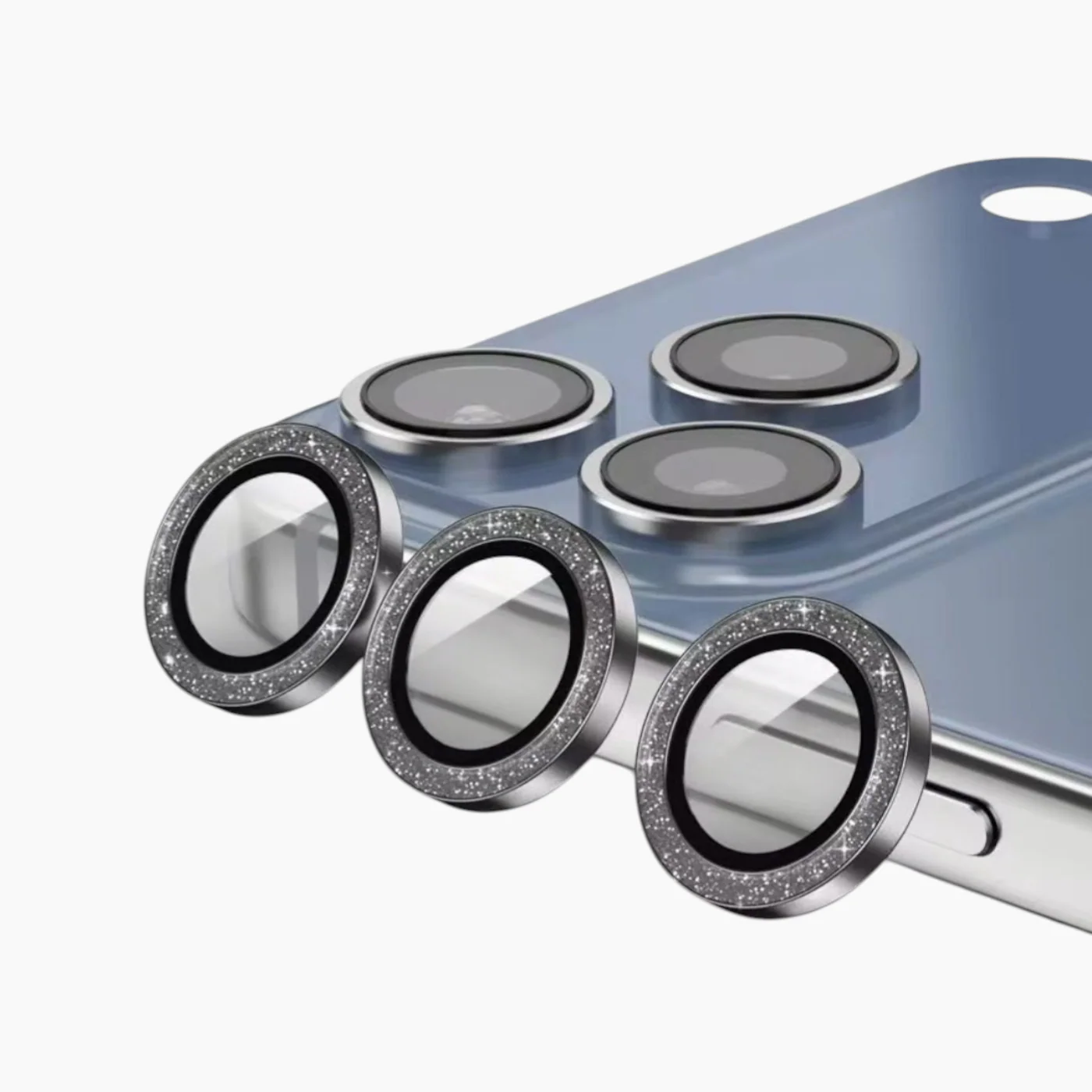 Kuzoom iPhone Shiny Camera Protector