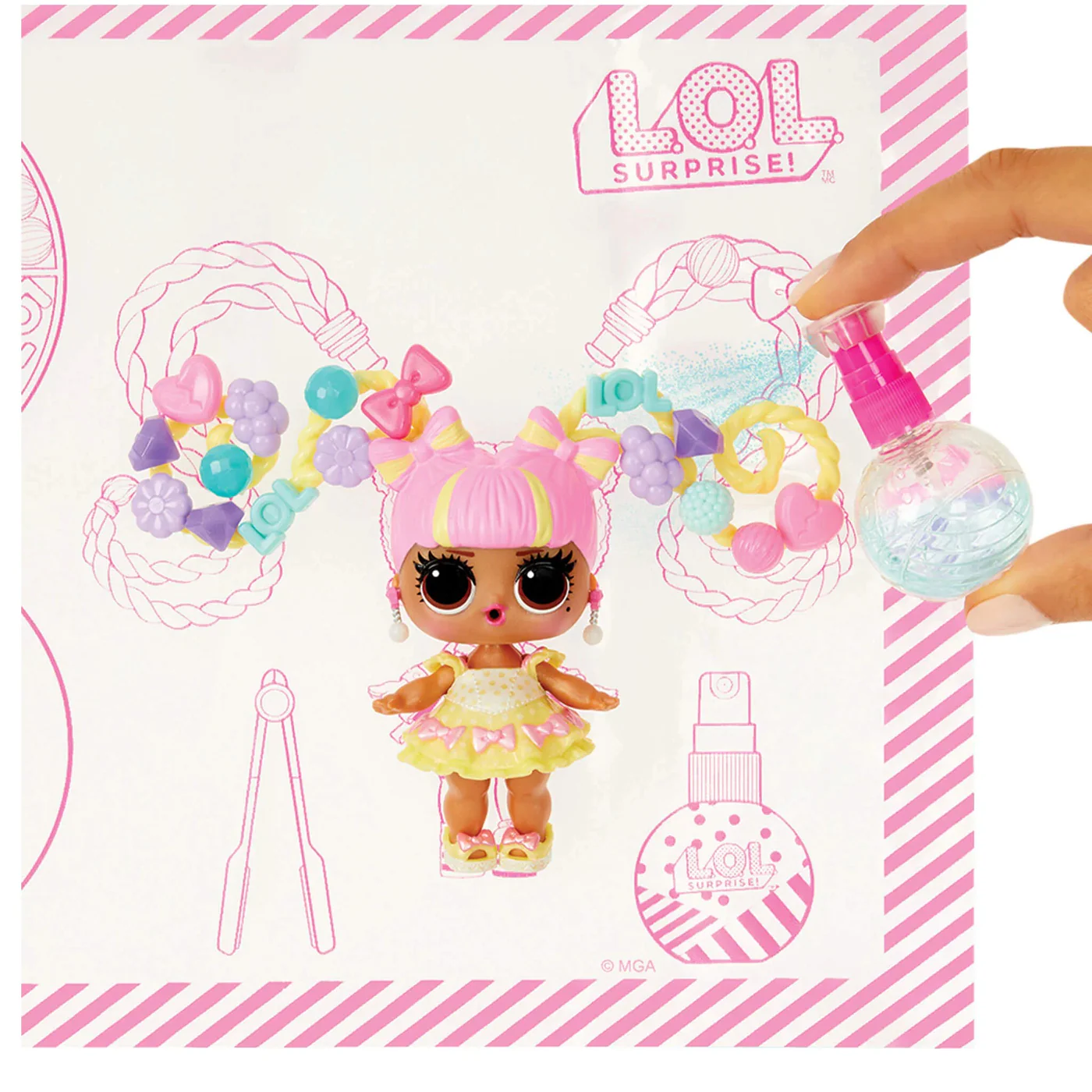 Mga Entertainment L.O.L. Surprise Hair Beads Salon Playset - Image 6