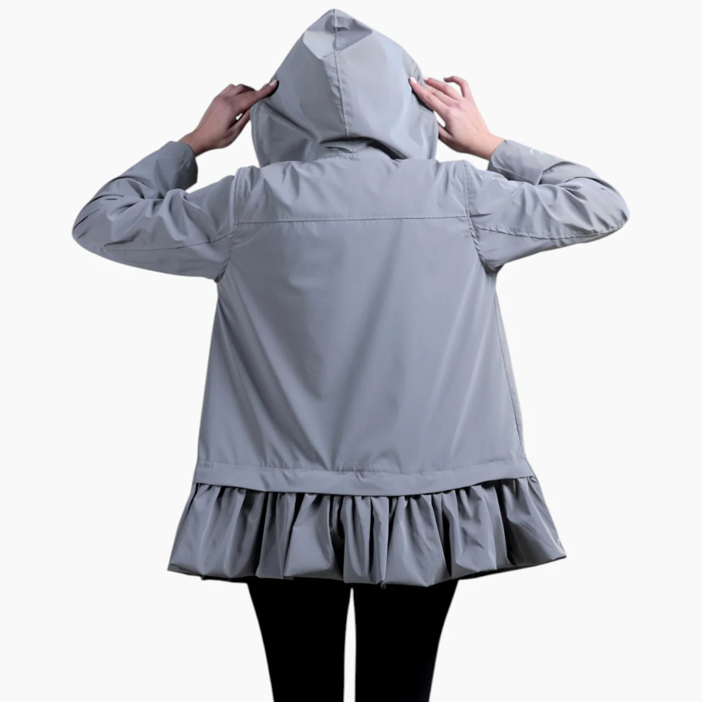 L Official Grey Waterproof Jacket - Image 4