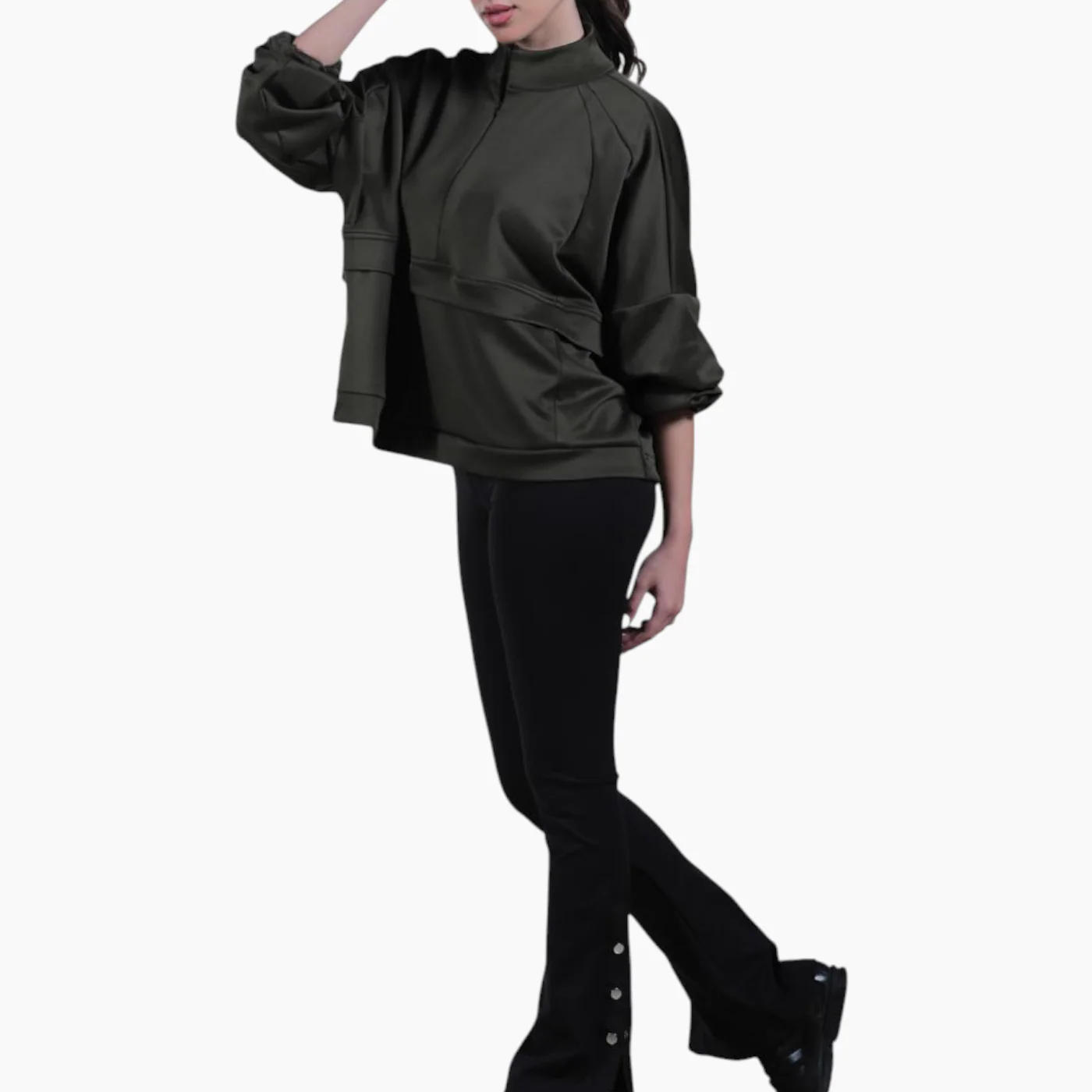 L Official Quarter Zipped Hoodie - Image 3
