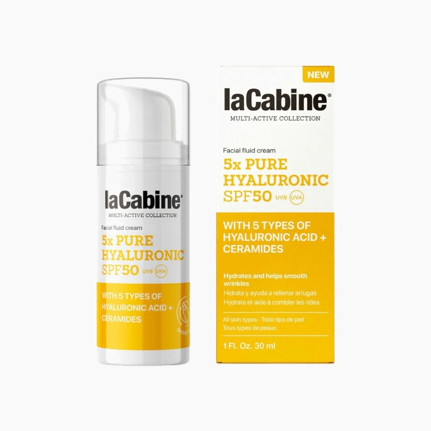 Lacabine Facial Fluid Cream SPF50 Cream - Image 2