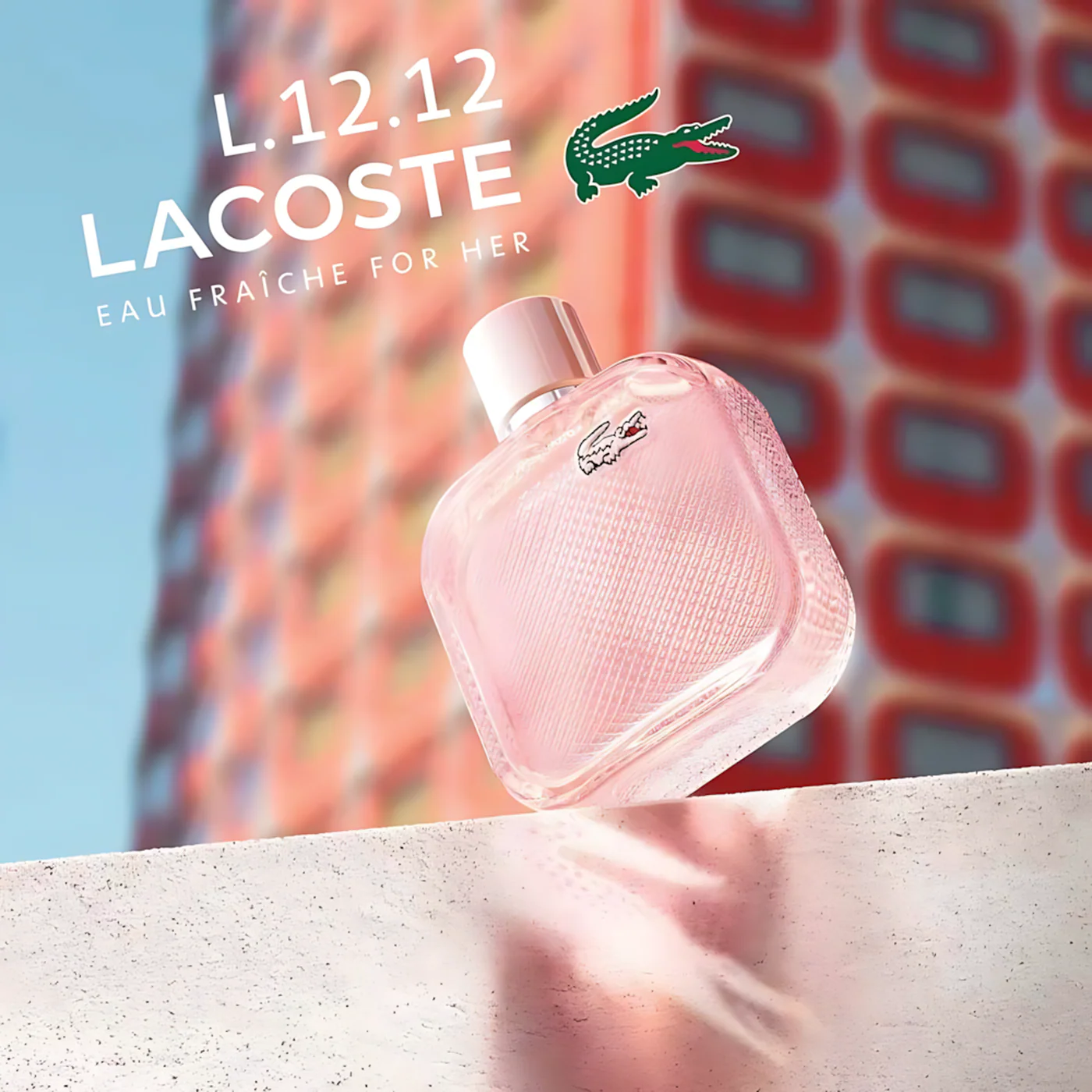 Lacoste L.12.12 Rose Eau Fraiche EDT 100Ml For Women - Image 4