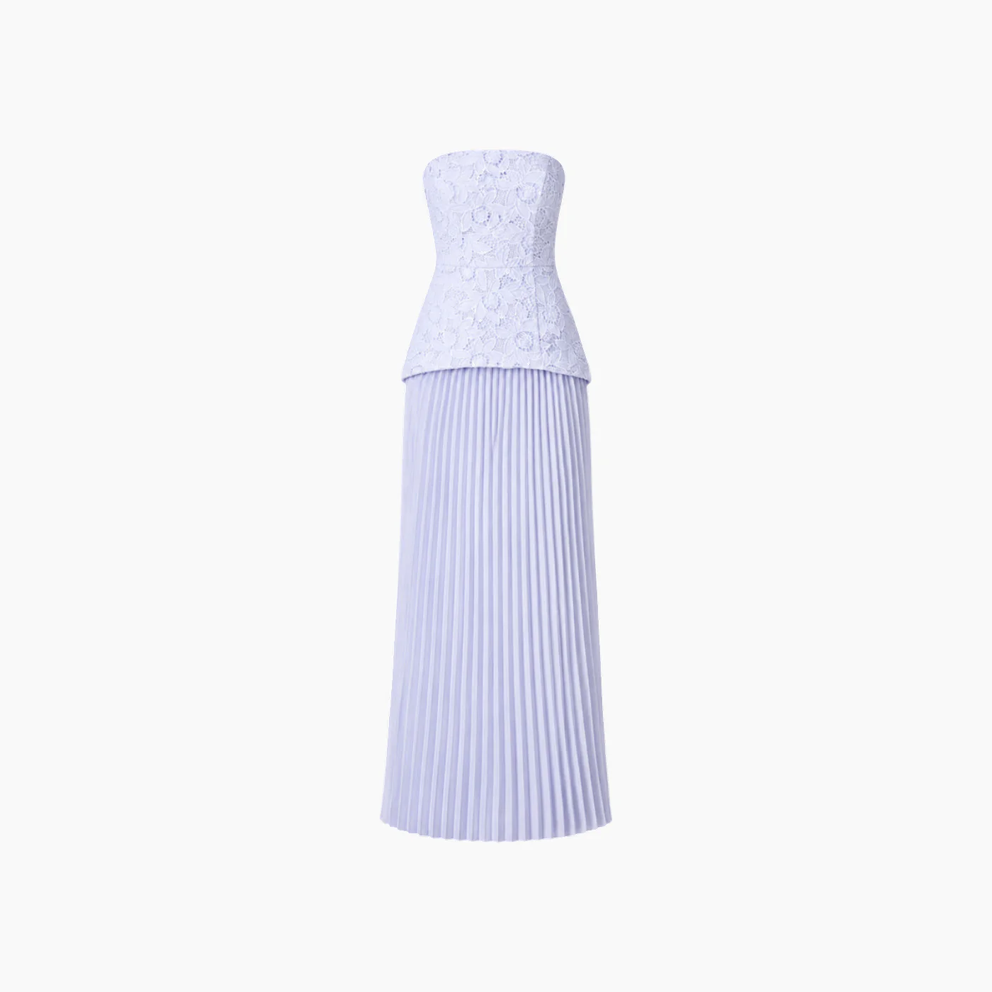 Elliatt Lacy Strapless Gown in Powder Blue