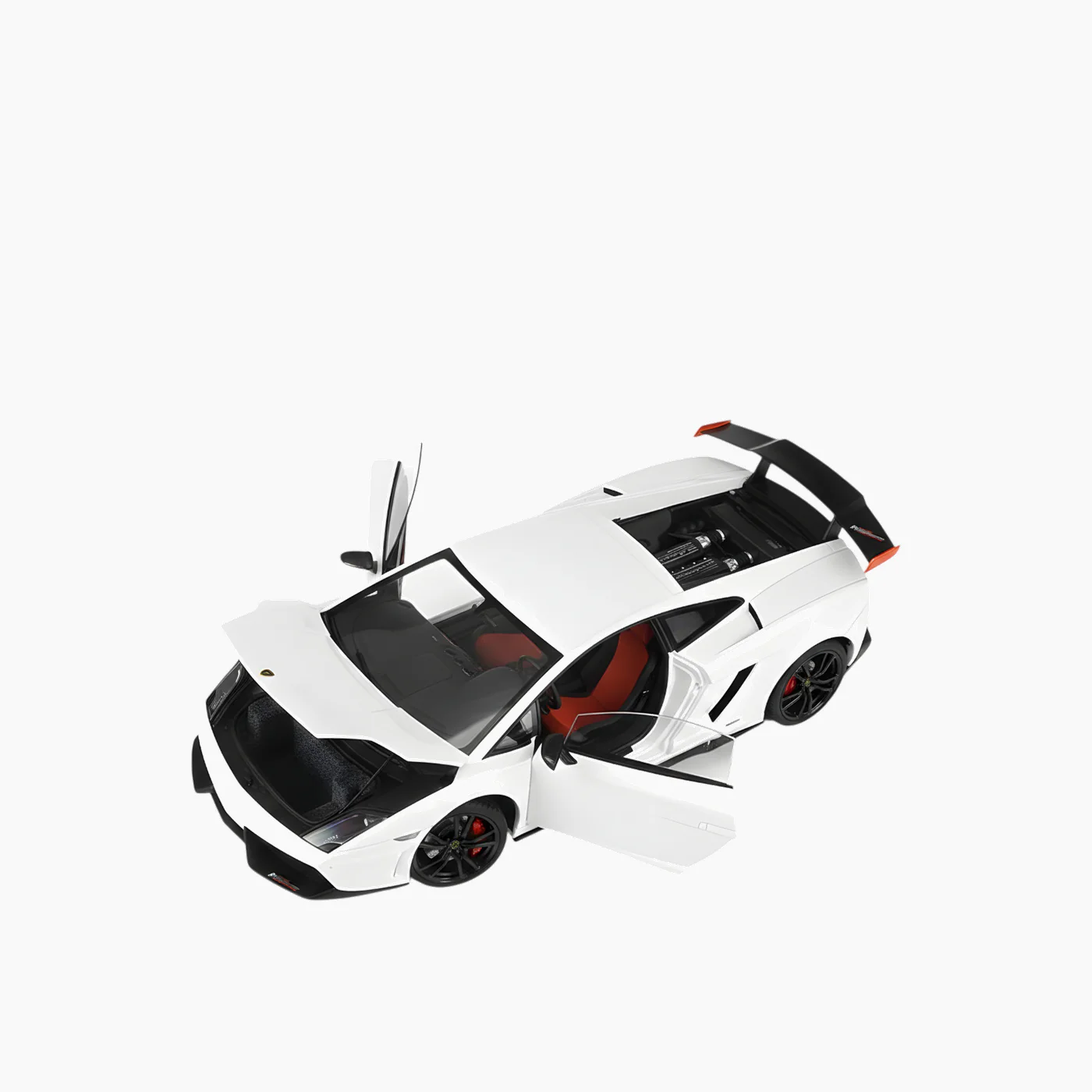 AUTOart Lamborghini Gallardo LP570-4 Super Trofeo Stradale White 1:18 Scale Model Car - Image 2