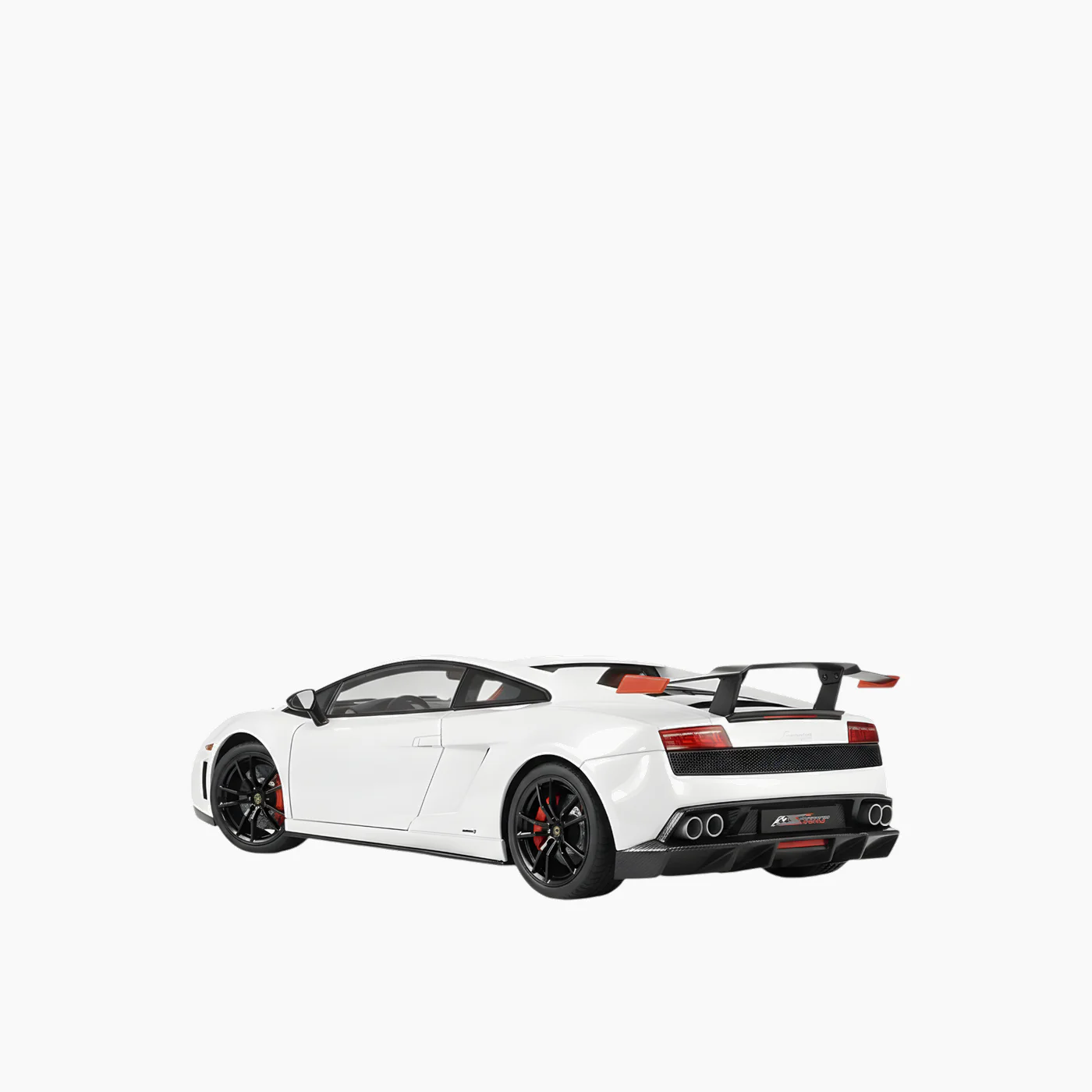 AUTOart Lamborghini Gallardo LP570-4 Super Trofeo Stradale White 1:18 Scale Model Car - Image 4