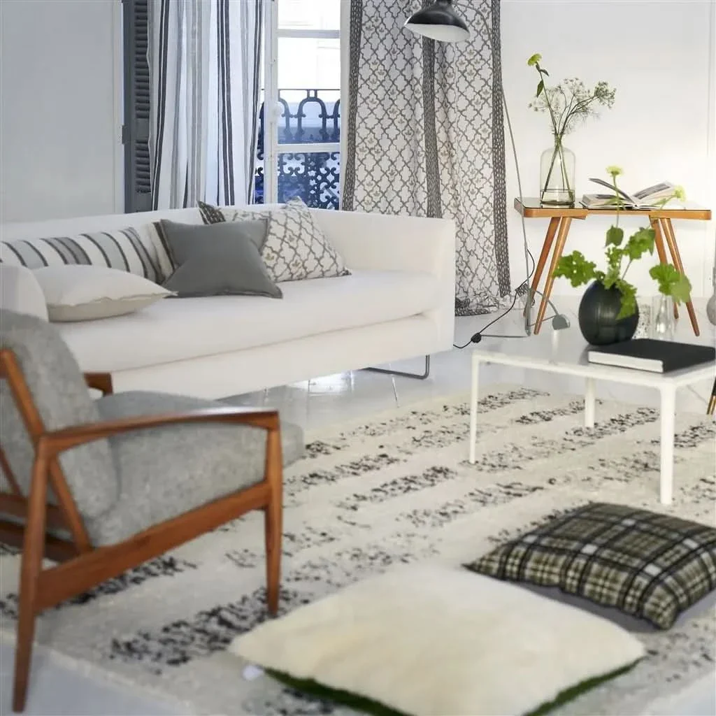 Designers Guild Large Natural Cormo Rug - Image 6