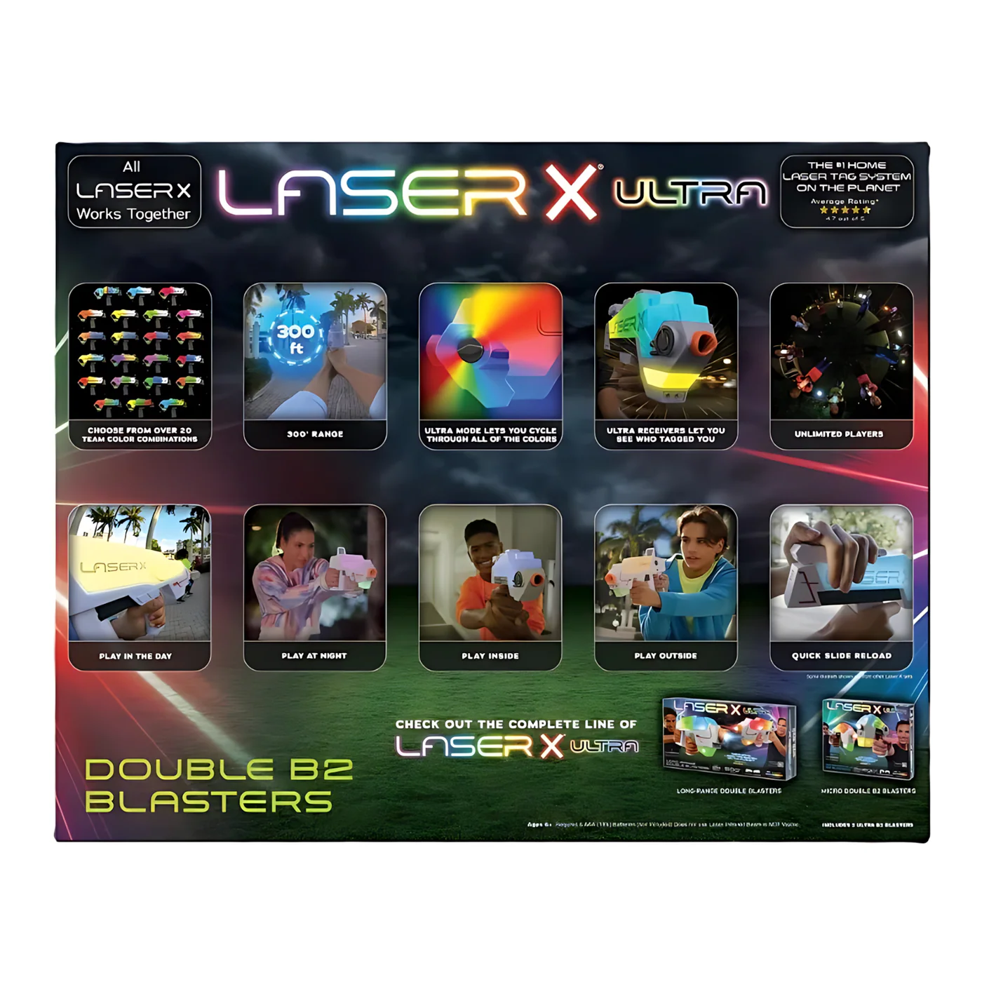 NSI Laser X Ultra Double B2 Blasters Toy Blasters - Image 5