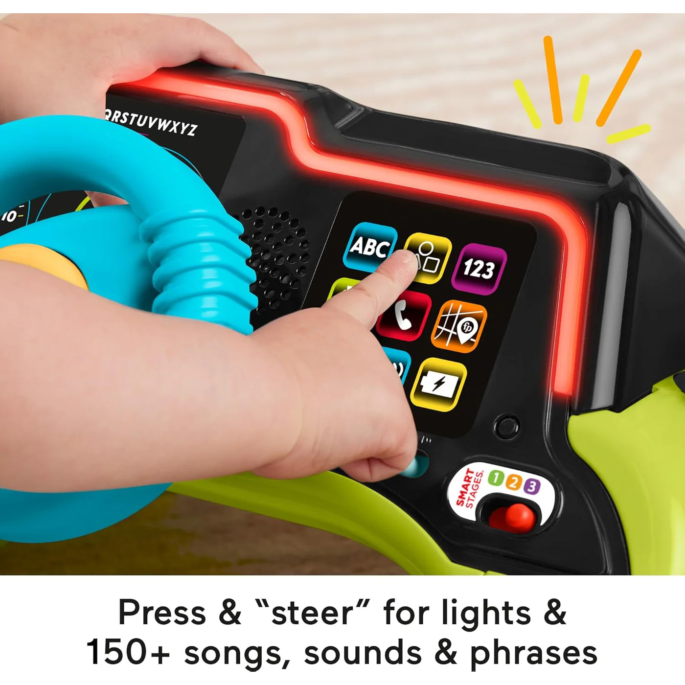 Fisher-Price Laugh and Learn Sit and Steer Driver - Image 6