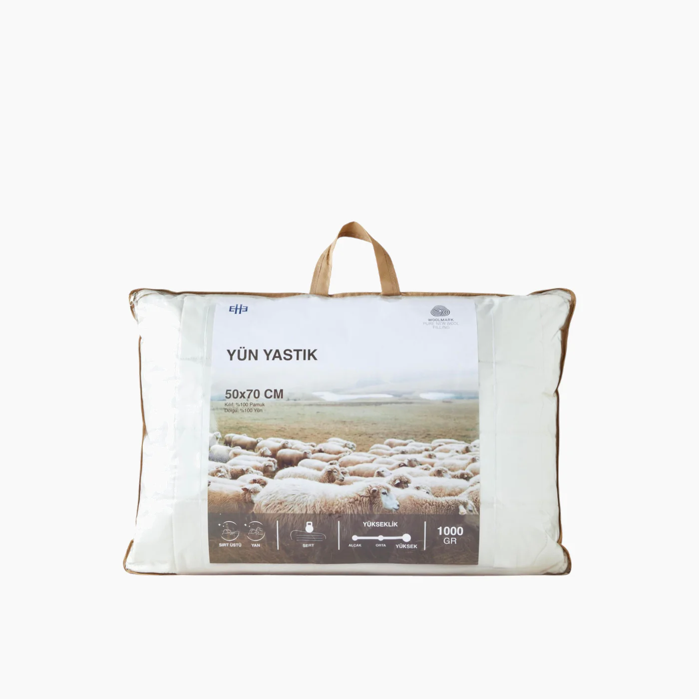 EH Living Layna Wool Pillow 50x70 cm Cream - Image 6
