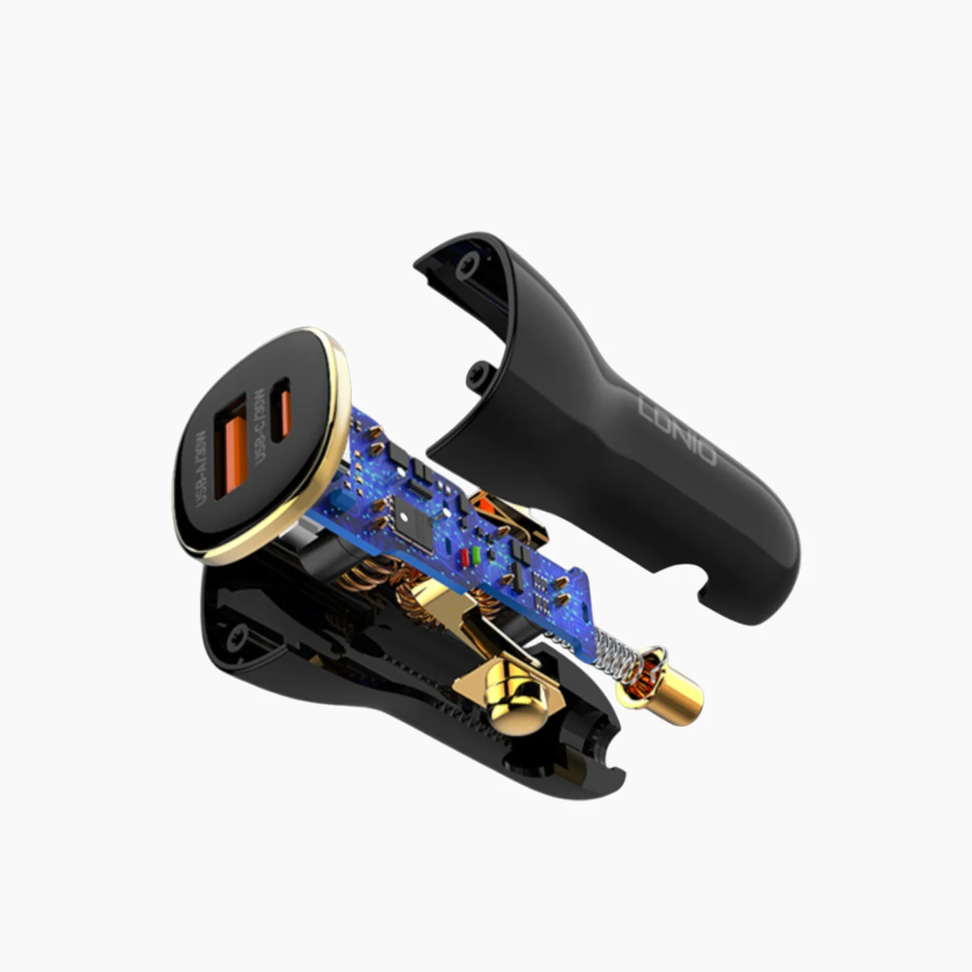 LDNIO C103 PD QC Super Fast Car Charger (60W) - Image 2