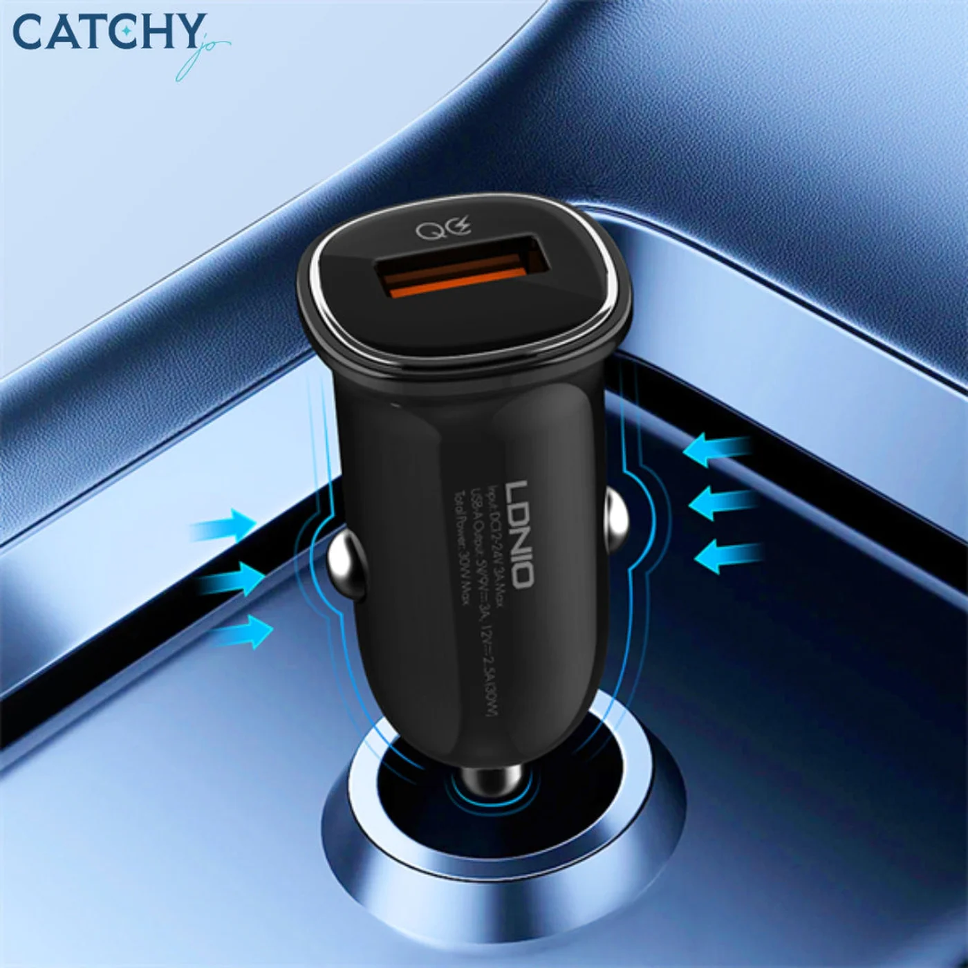 LDNIO C105 PD Super Fast Car Charger (30W) - Image 4