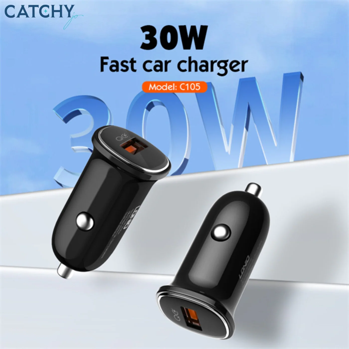 LDNIO C105 PD Super Fast Car Charger (30W) - Image 7