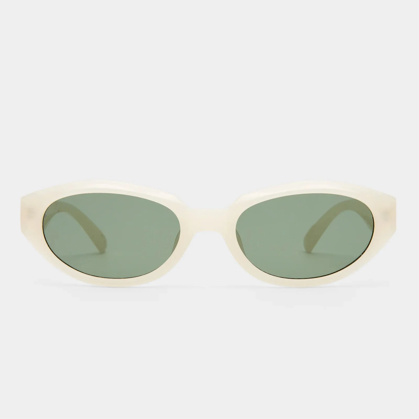 Le Specs Le Bijou LSP2552245 - Optic White/ Khaki Mono Sunglasses
