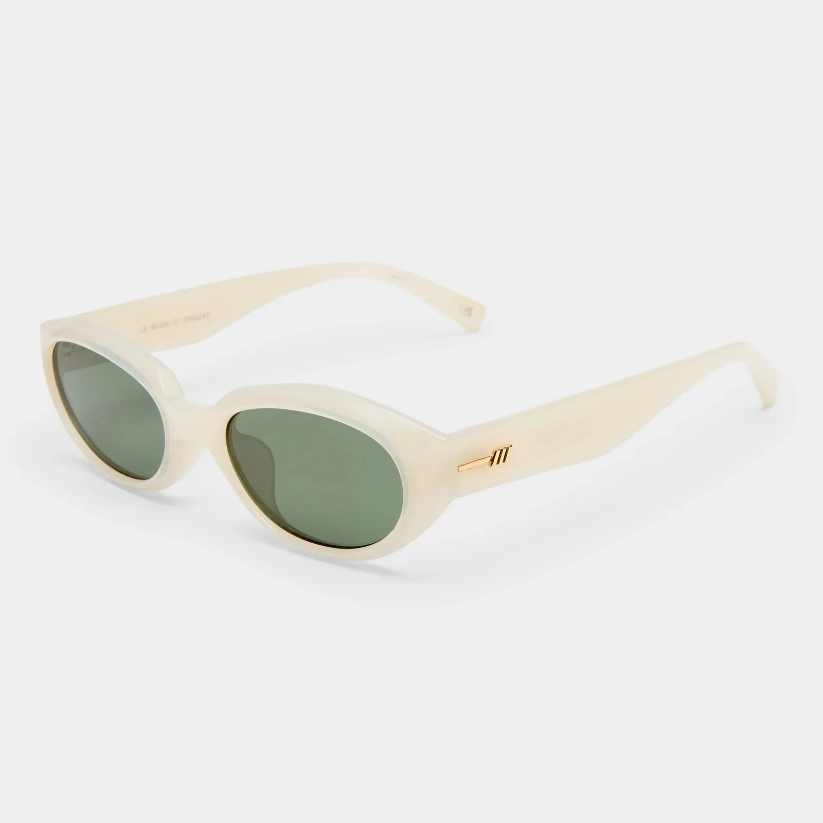 Le Specs Le Bijou LSP2552245 - Optic White/ Khaki Mono Sunglasses - Image 2