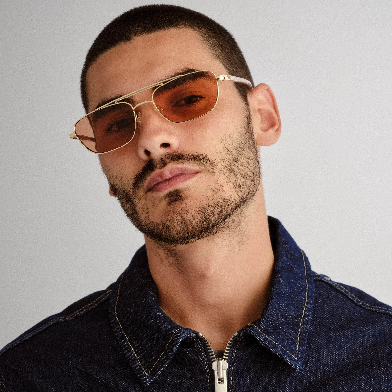 Le Specs Le Mimi LSU2552237 - Gold/ Cinnamon Tint Sunglasses - Image 4