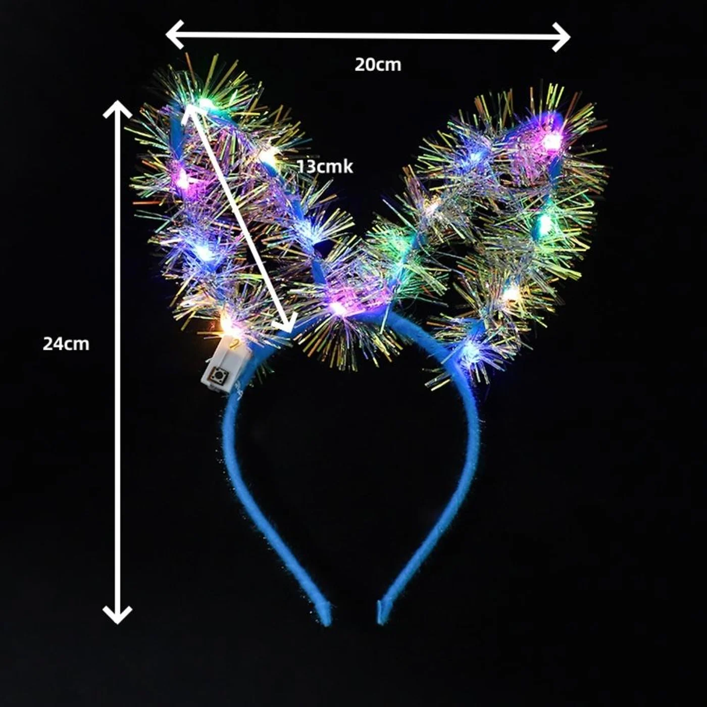 Candlier Led Bunny Ears Headband - Image 3