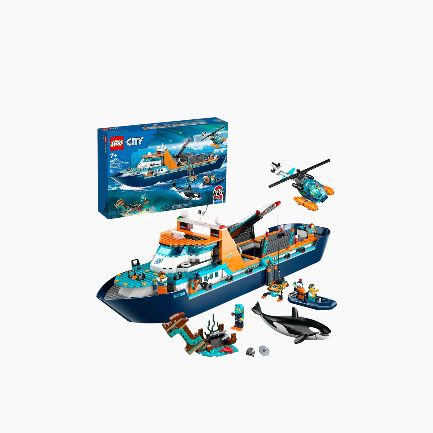 Lego Arctic Explorer Ship - 815 Pcs