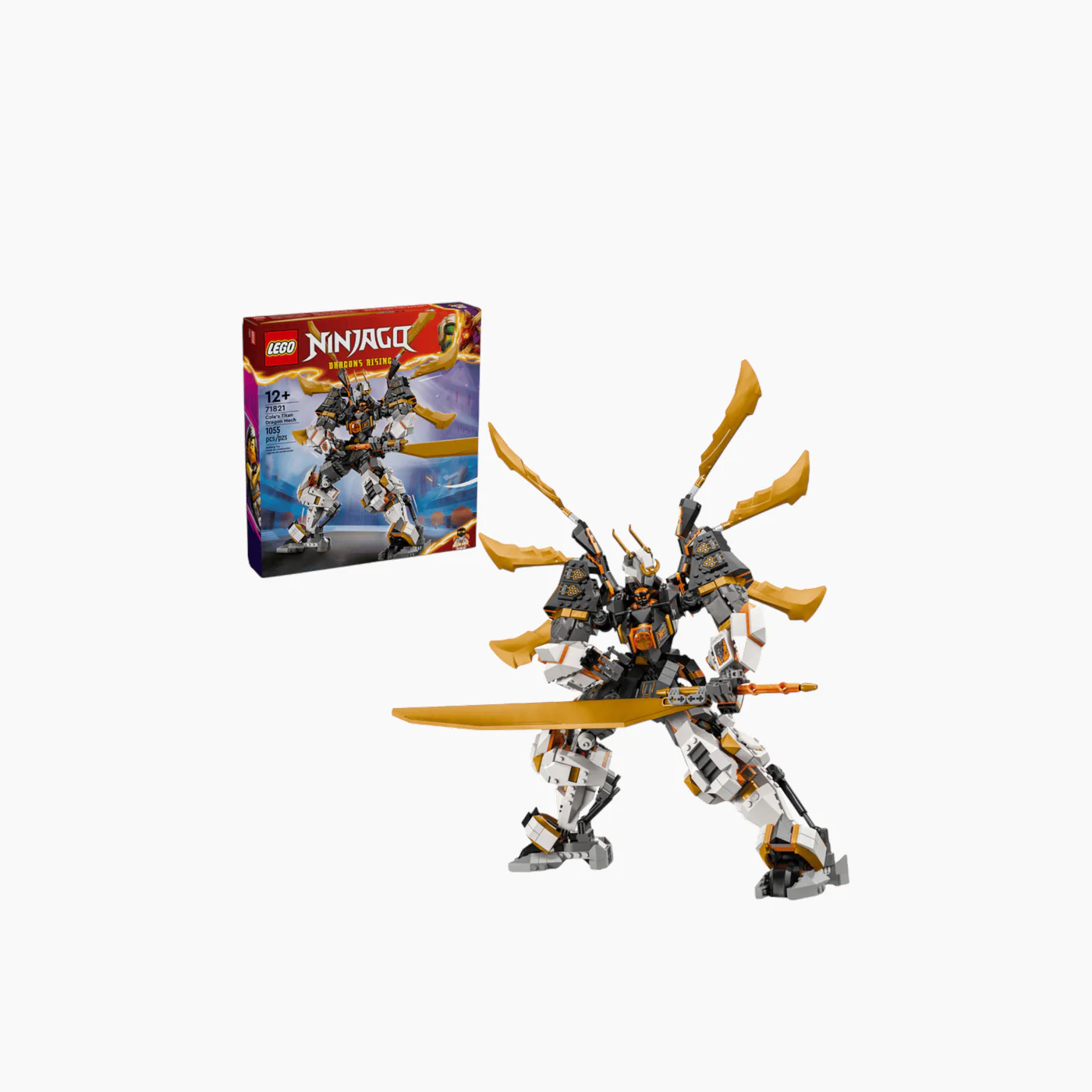 Lego Cole'S Titan Dragon Mech - 1055 Pcs
