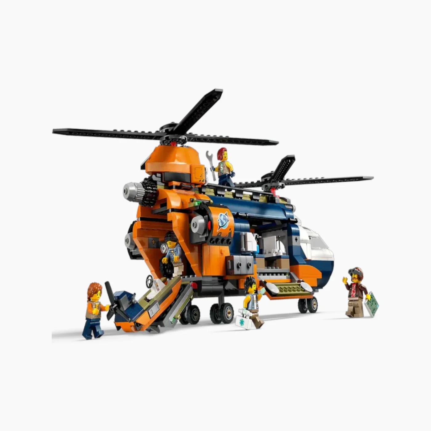 Lego Jungle Explorer Helicopter At Base Camp Construction Set - Image 2