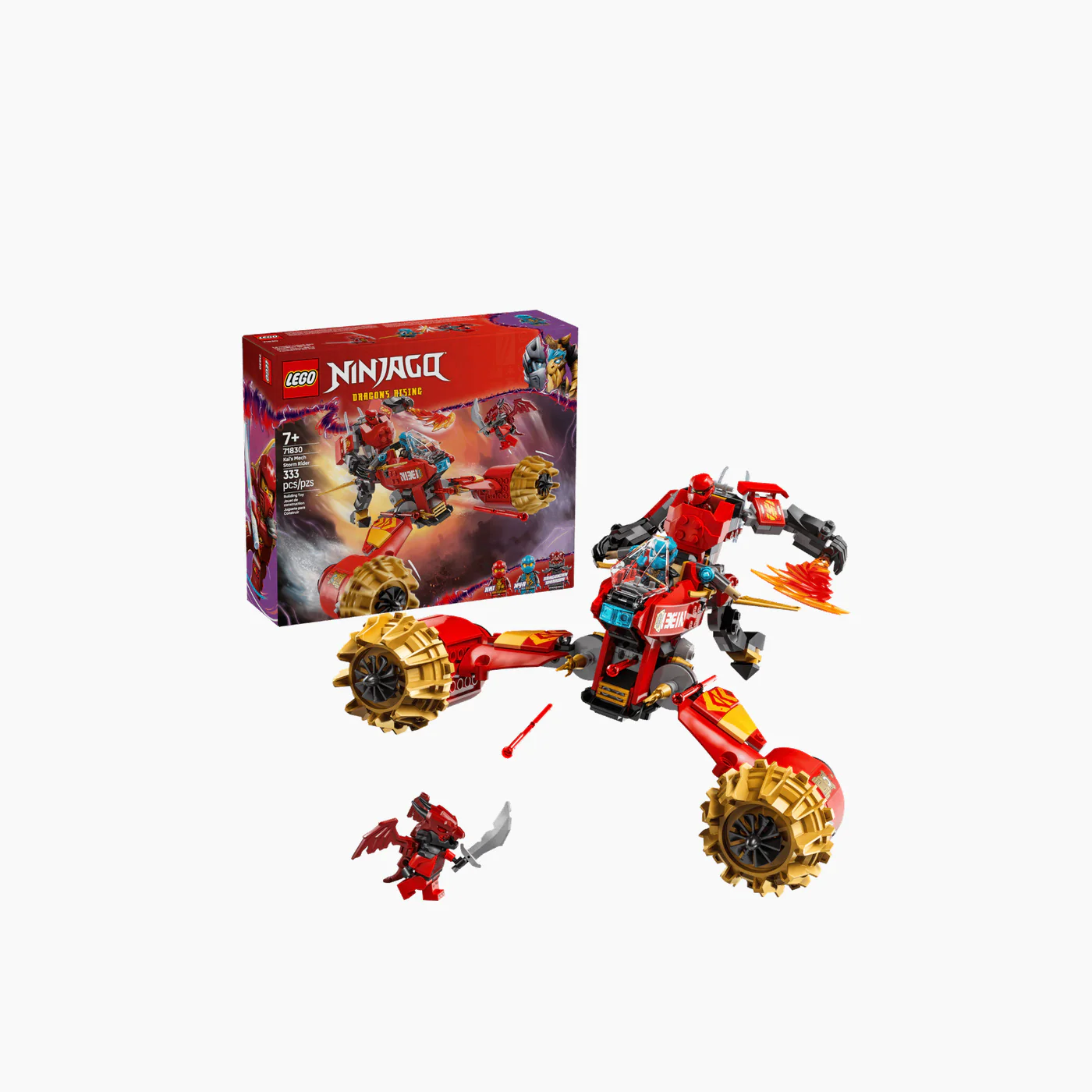 Lego Kai'S Mech Storm Rider - 333 Pcs