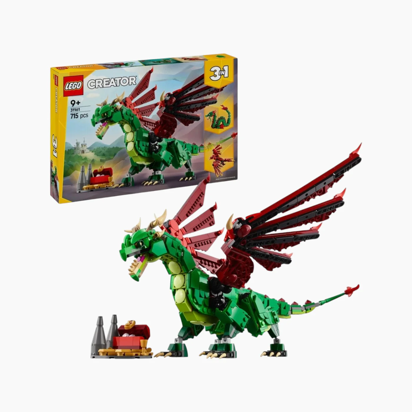 Lego Medieval Dragon - 715 Pcs - Image 2