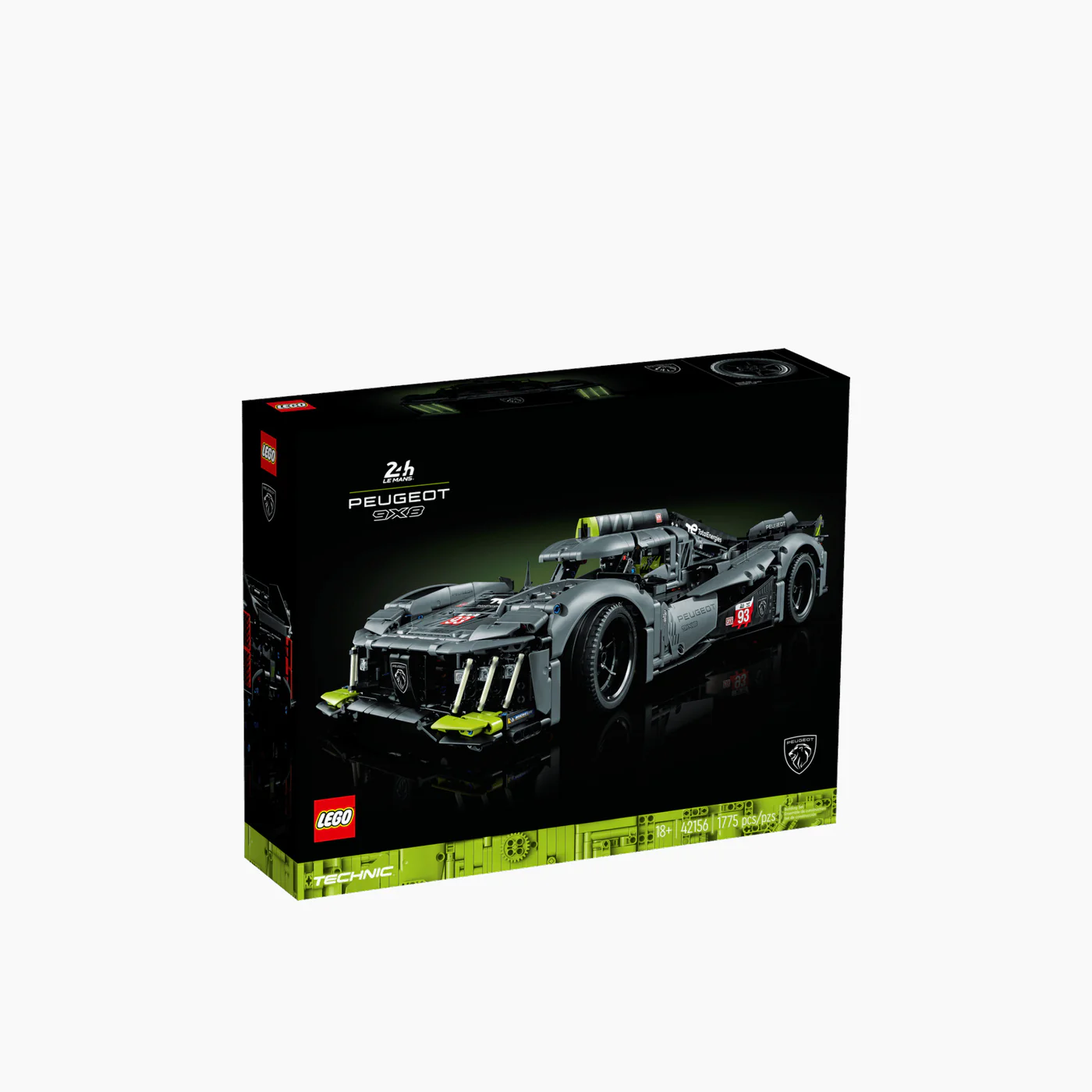 Lego Peugeot 9X8 24H Le Mans Hybrid Hypercar - 1775 Pcs