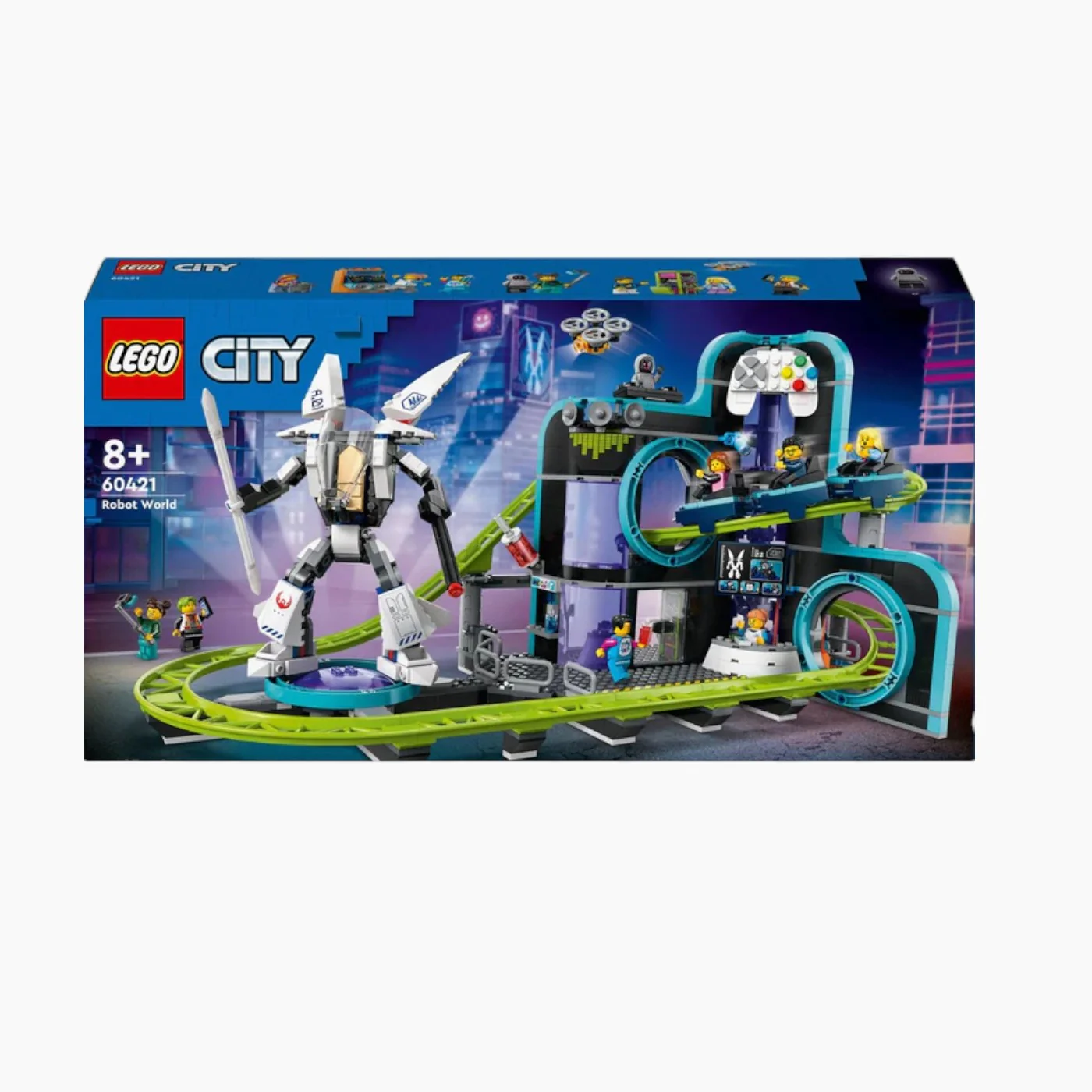 Lego Robot World Roller-Coaster Park Construction Set - Image 3