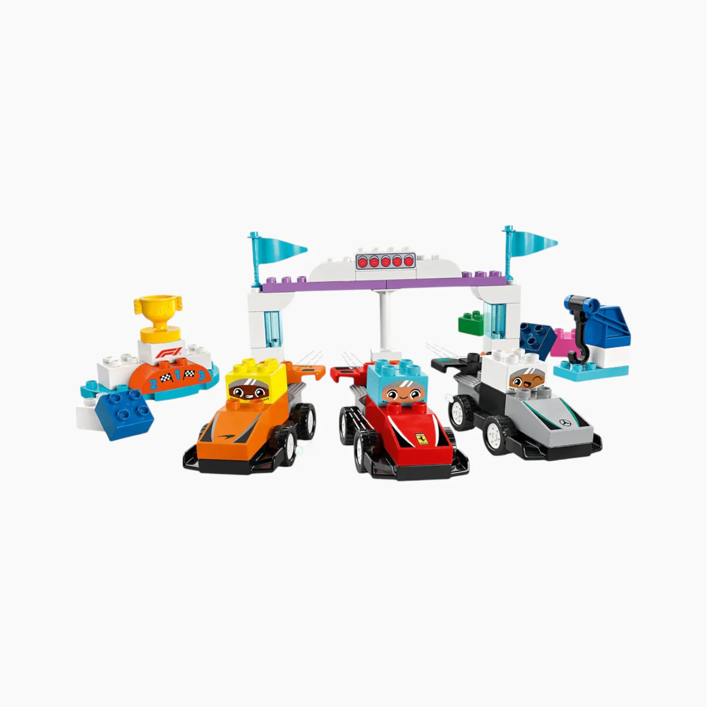 Lego Team Race Cars & Drivers Construction Set - Image 2