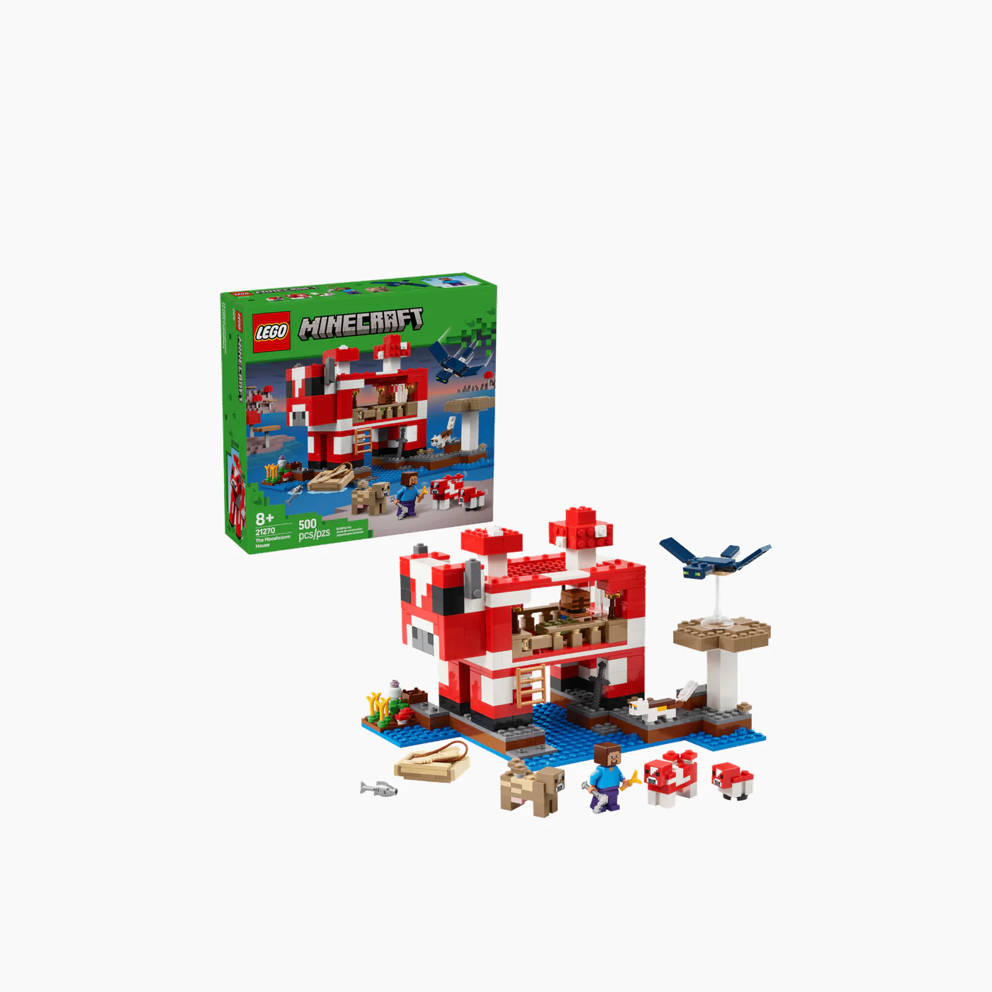 Lego The Mooshroom House - 500 Pcs