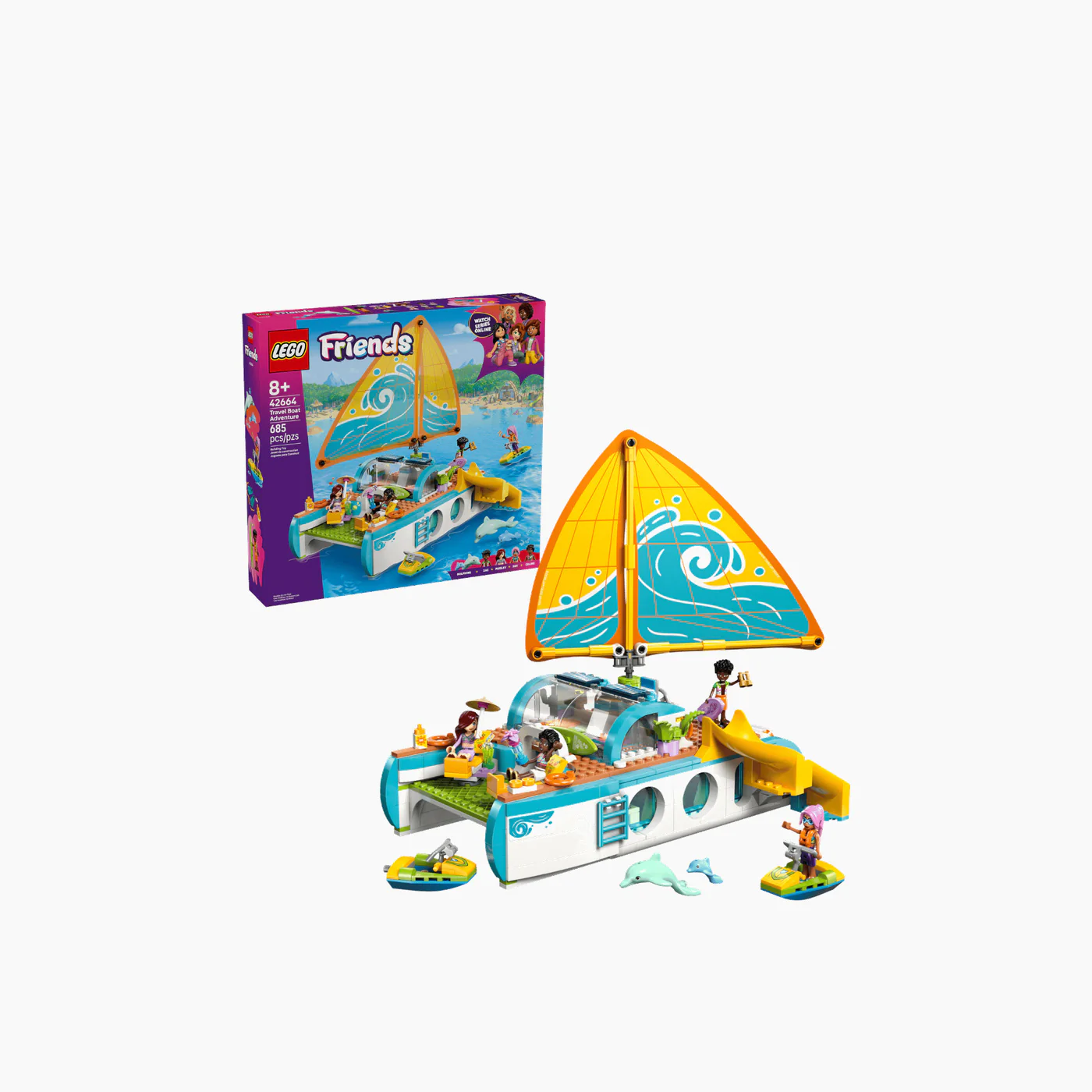 Lego Travel Boat Adventure - 685 Pcs