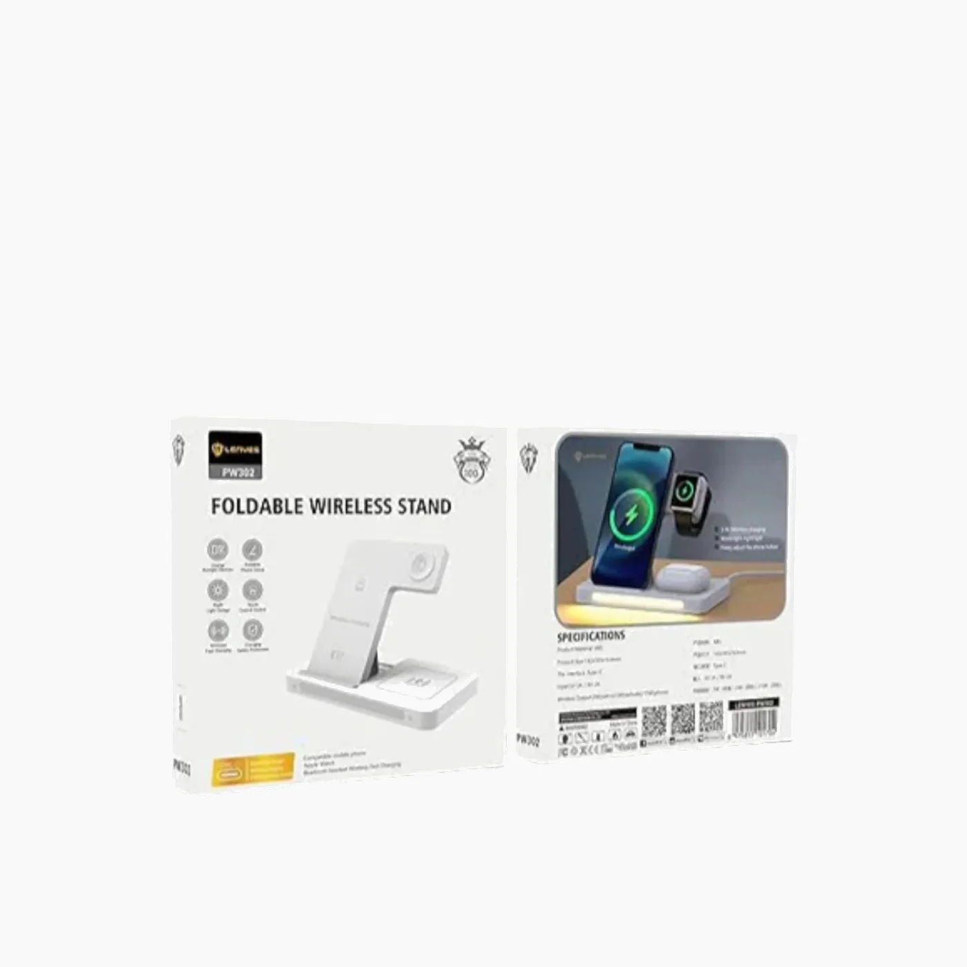 Lenyes 3 In 1 Foldable Wireless Charger - Image 3