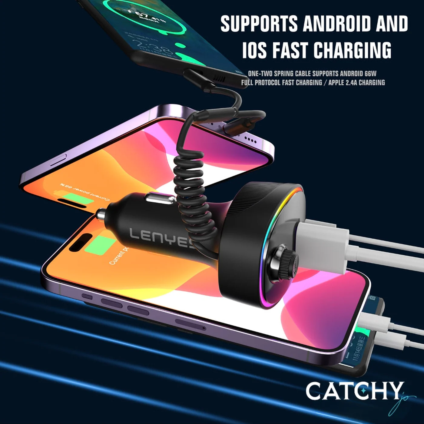 LENYES CA903 Car Charger - Image 2