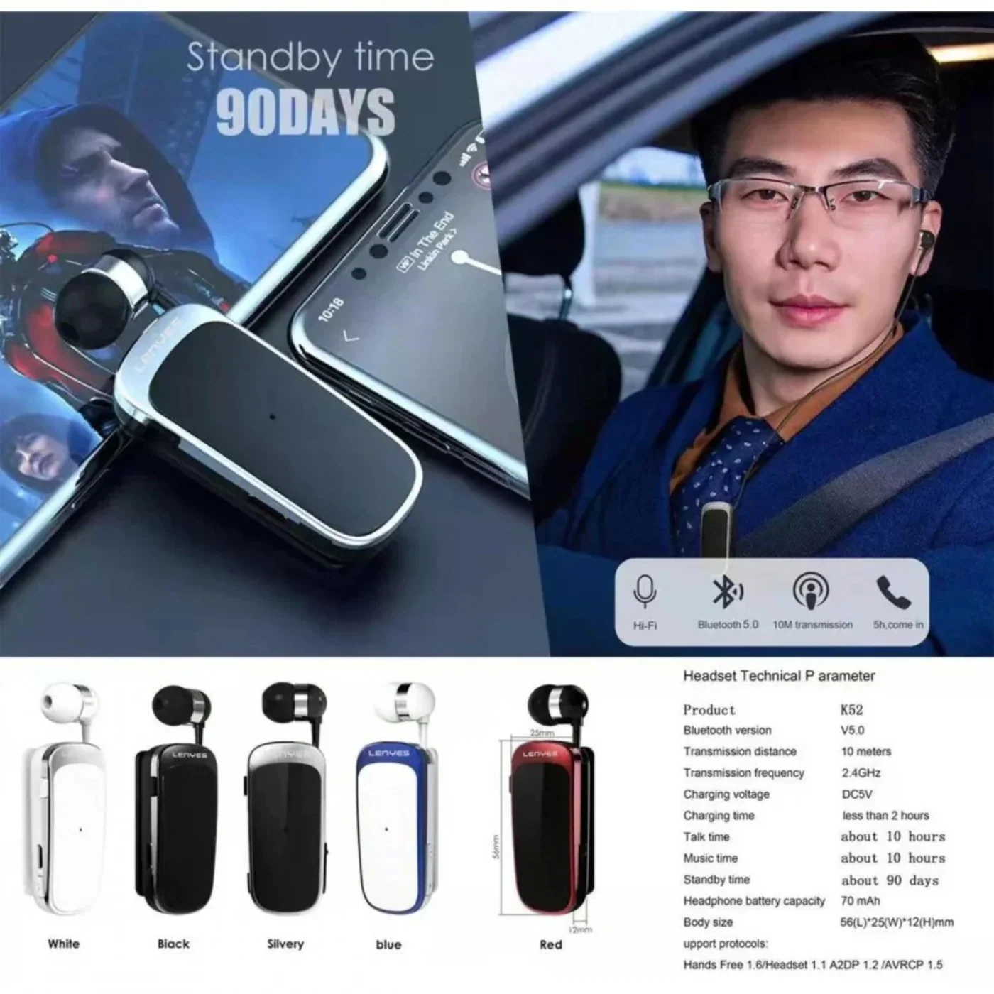 LENYES R25 Headset - Image 2