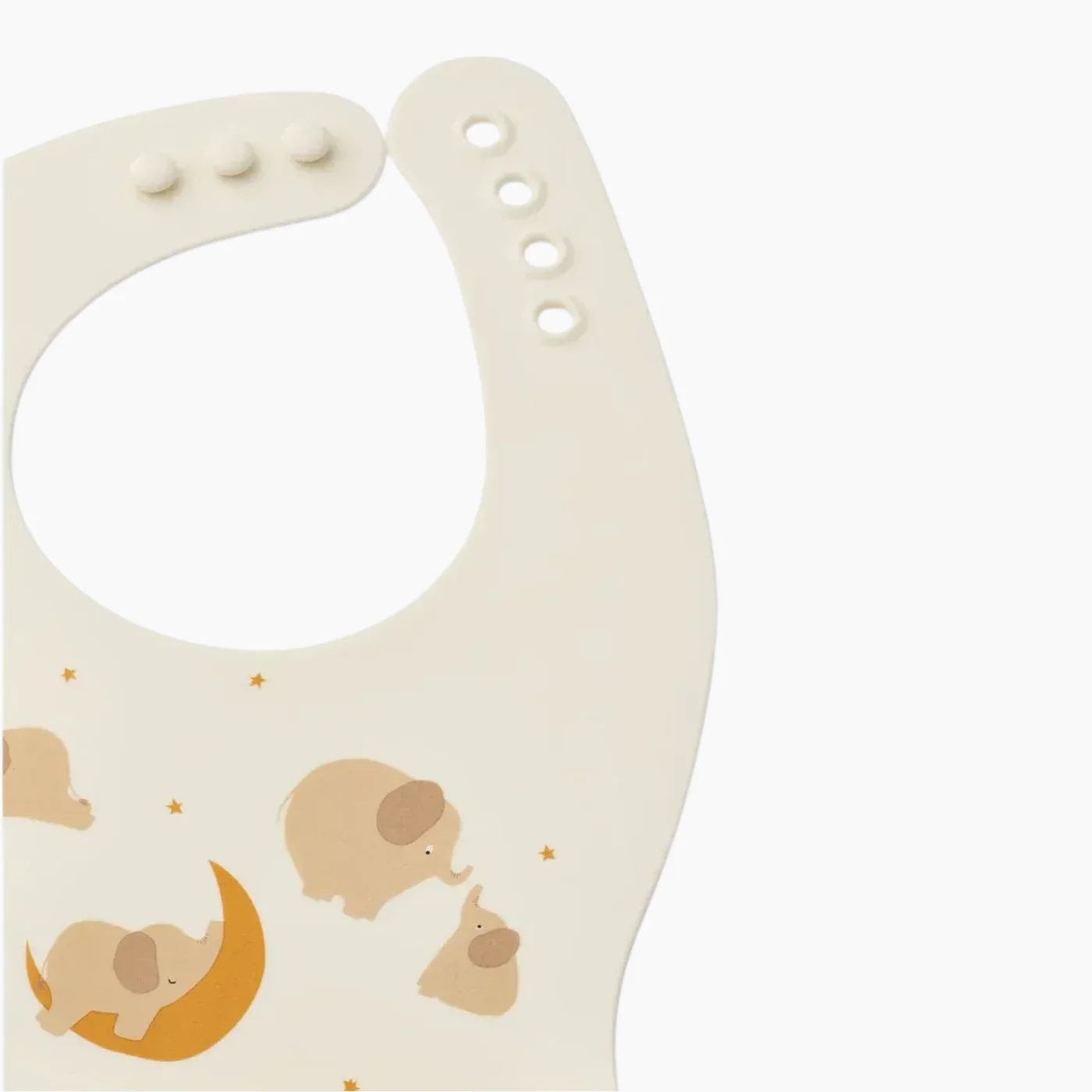 Liewood Ember Bib Elephant - Creme Del La Creme 2Pck - Image 2