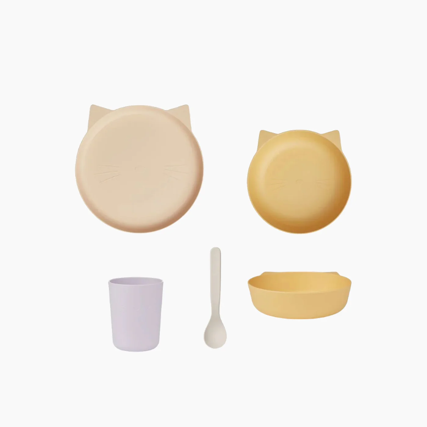 Liewood Paul Tableware Set Cat Jojoba Multi Mix