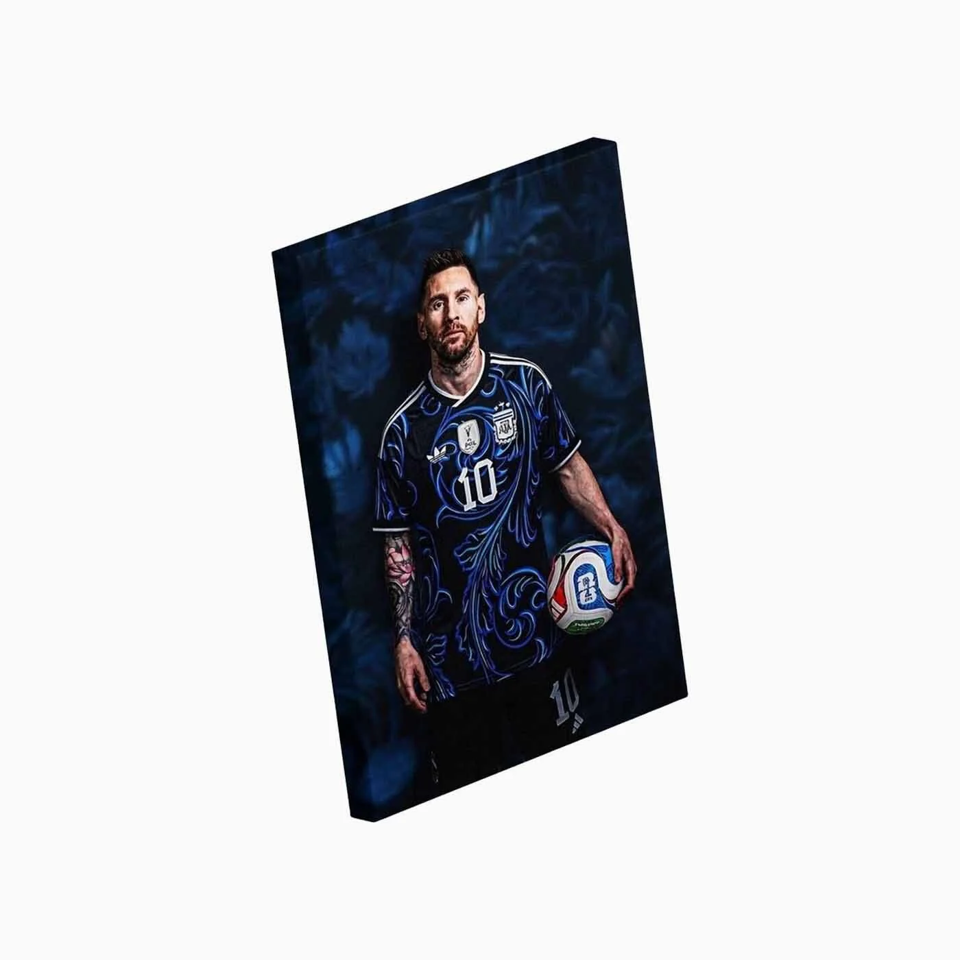 Lionel Messi A4 Canvas Print - Image 2
