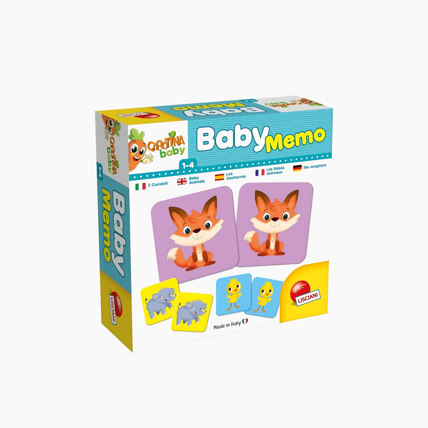 Lisciani Carotina Baby Animals Memory Game - Image 2