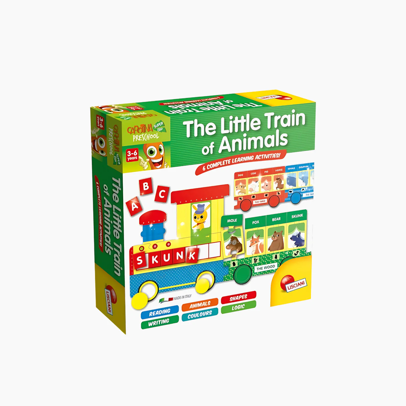 Lisciani Carotina Plus The Little Train of Animals Toy Figures - Image 3