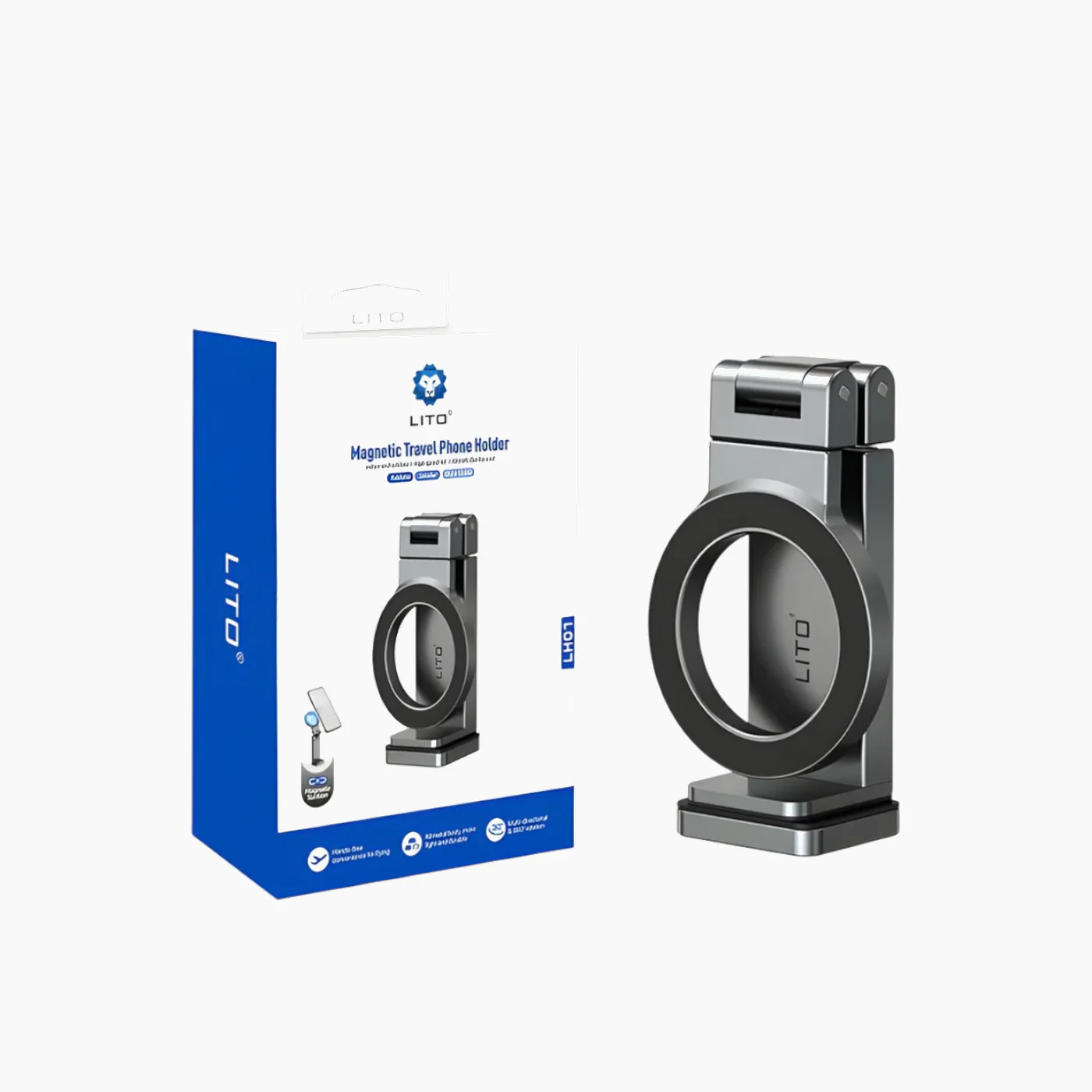 LITO LH01 Magnetic Travel Car Phone Holder - Image 3