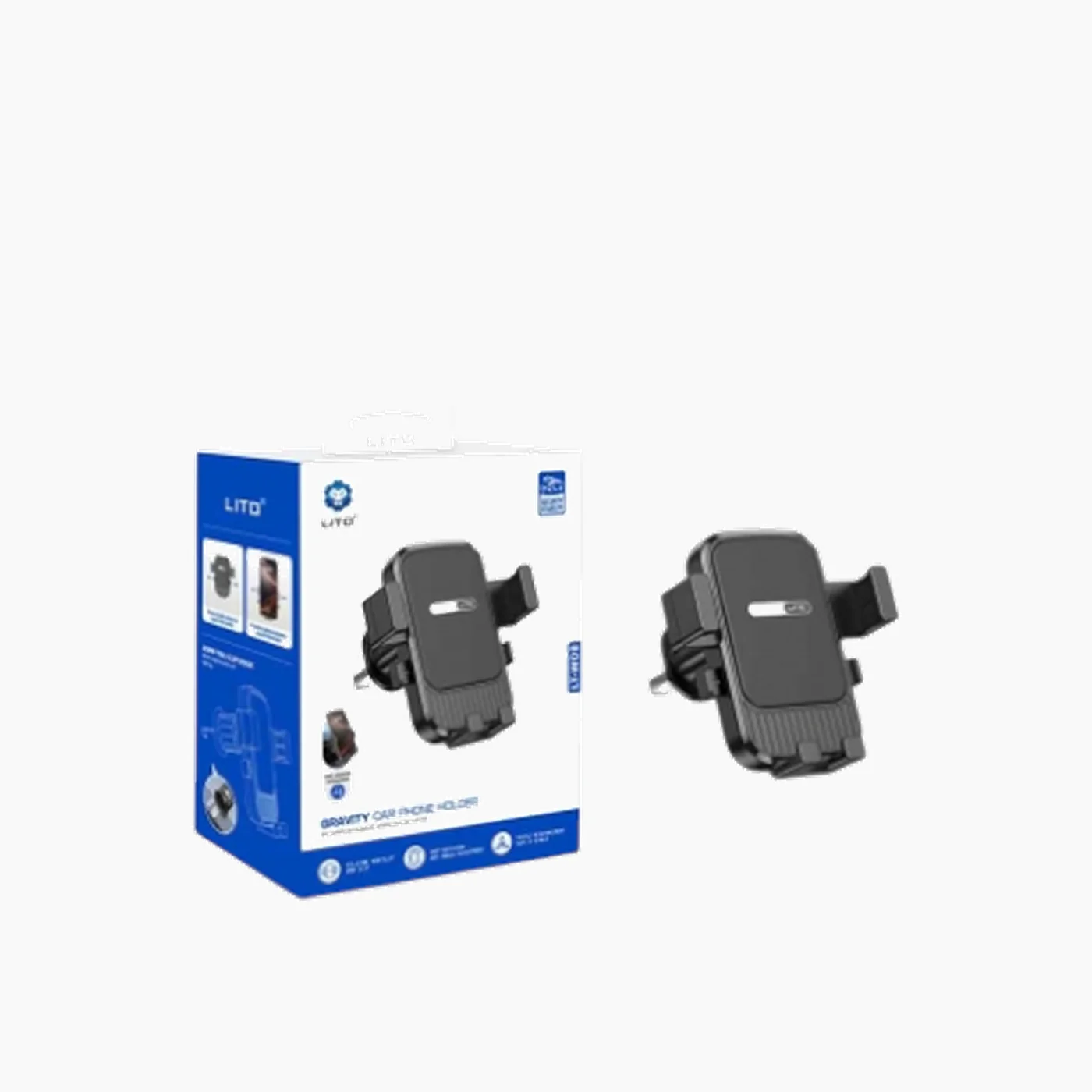 LITO LT‑W08 Gravity Car Phone Holder - Image 3