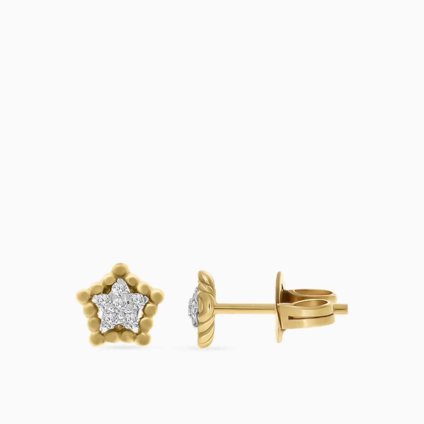 Baby Chic Fine Jewelry Little Star Earrings - Image 2