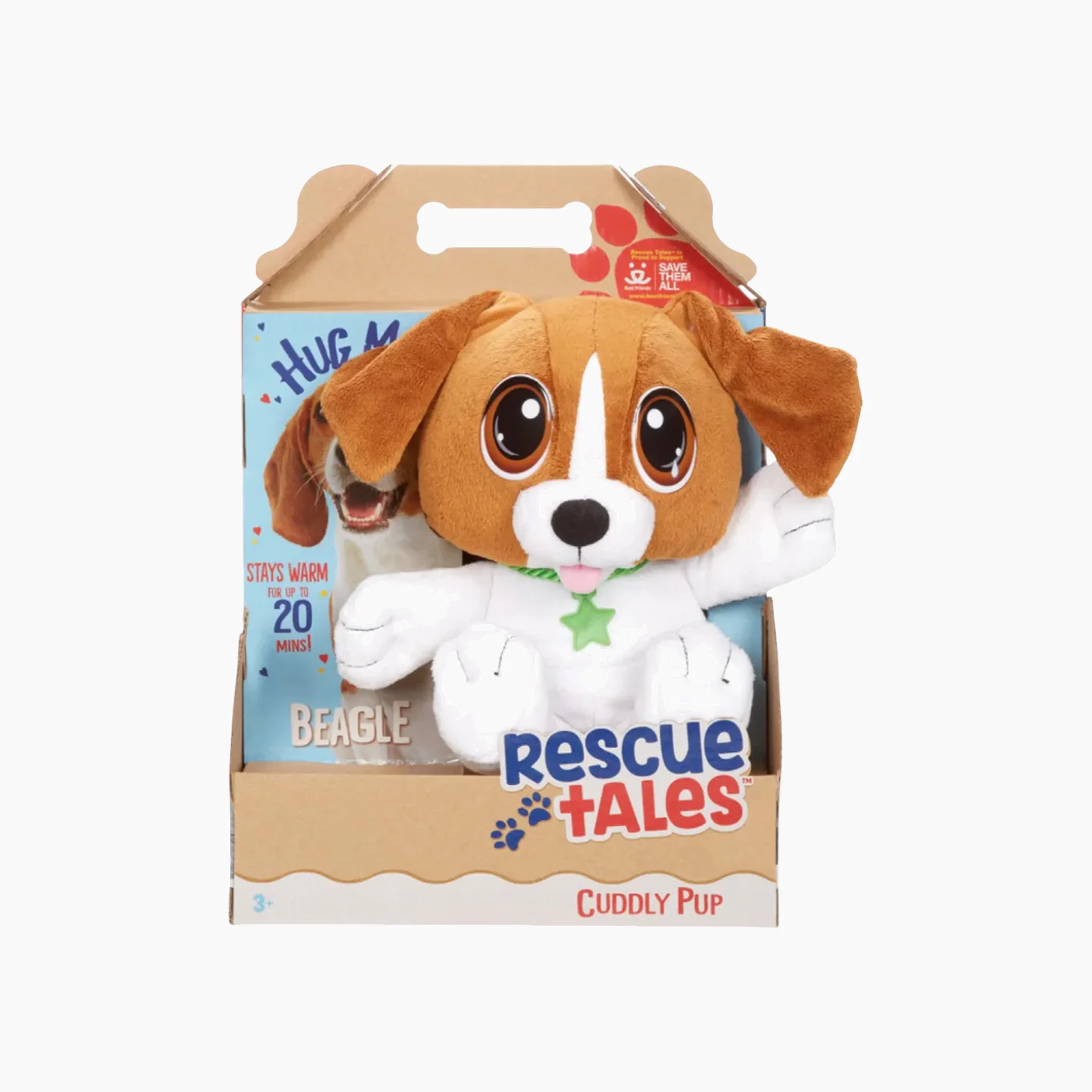 Little Tikes Rescue Tales Cuddly Pup Beagle Stuffed Animal - Image 4