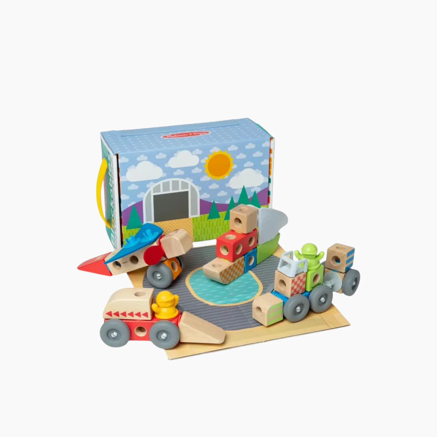 DEVELOPMENTAL TOYS lockales Vehicles Play Set- 54 Pcs - Image 5