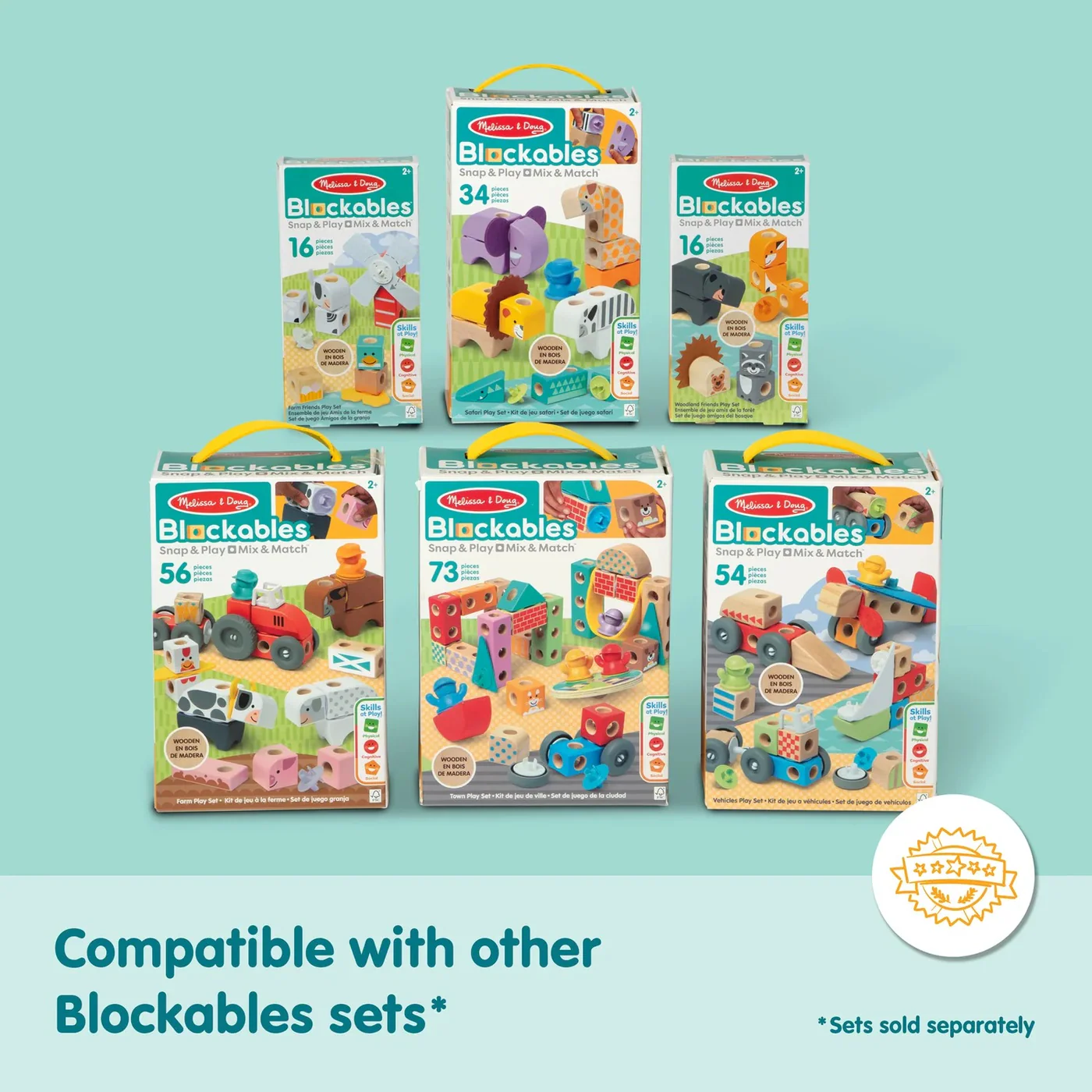 DEVELOPMENTAL TOYS lockales Woodland Friends Play Set- 16 Pcs - Image 3