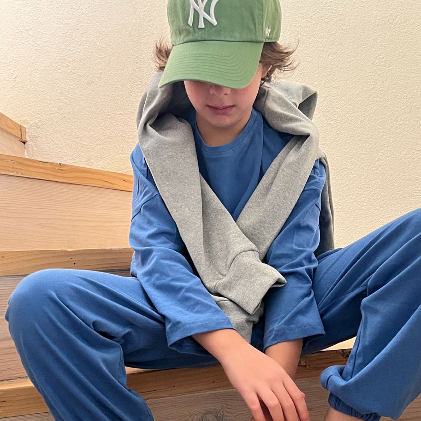 Little Nest Long Sleeve Crew Pocket Tee - Image 4